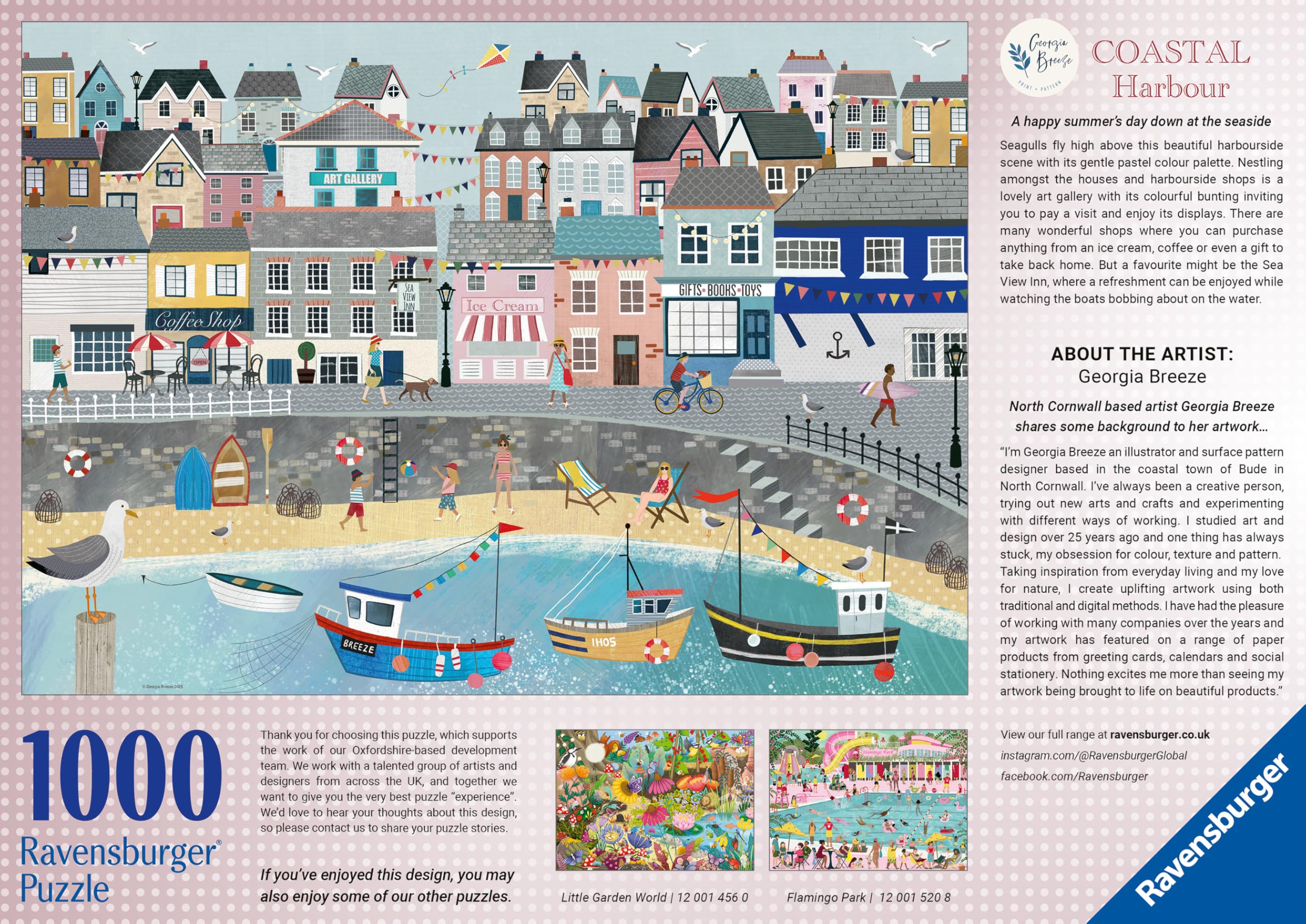Ravensburger Coastal Harbour Jigsaw Puzzle - 1000 Pieces | 70 x 50 cm 6