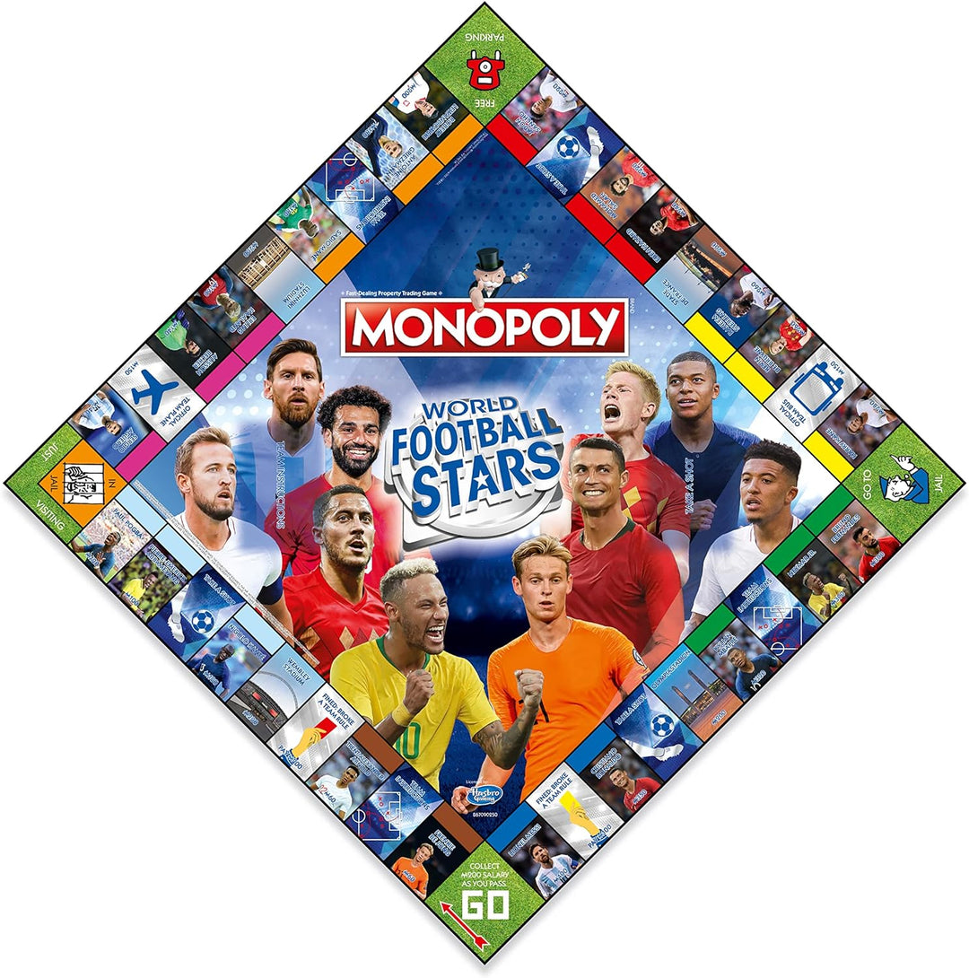 Monopoly World Football Stars Board Game (WM01927-EN1-6)