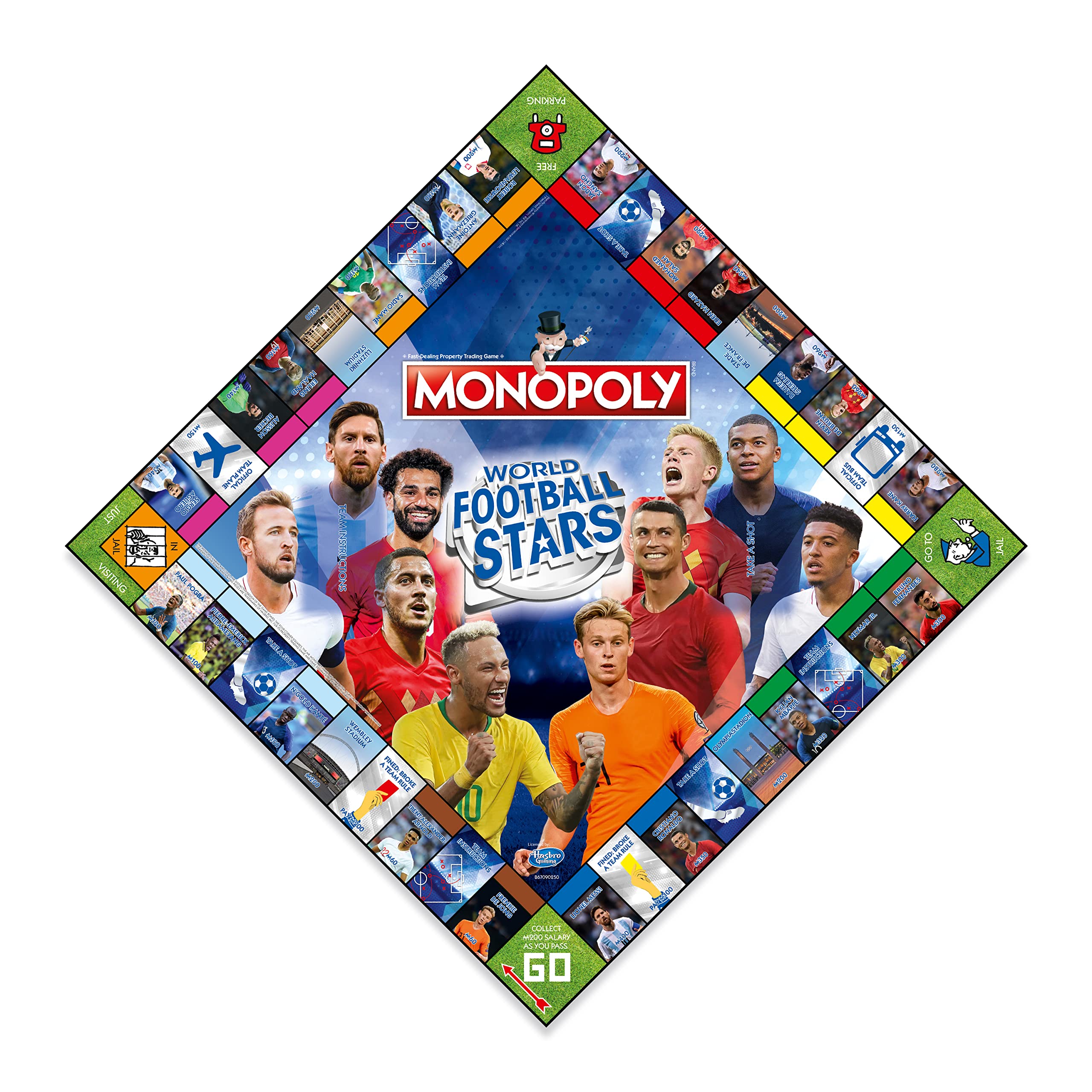 Winning Moves World Football Stars Monopoly Board Game – Blue 6