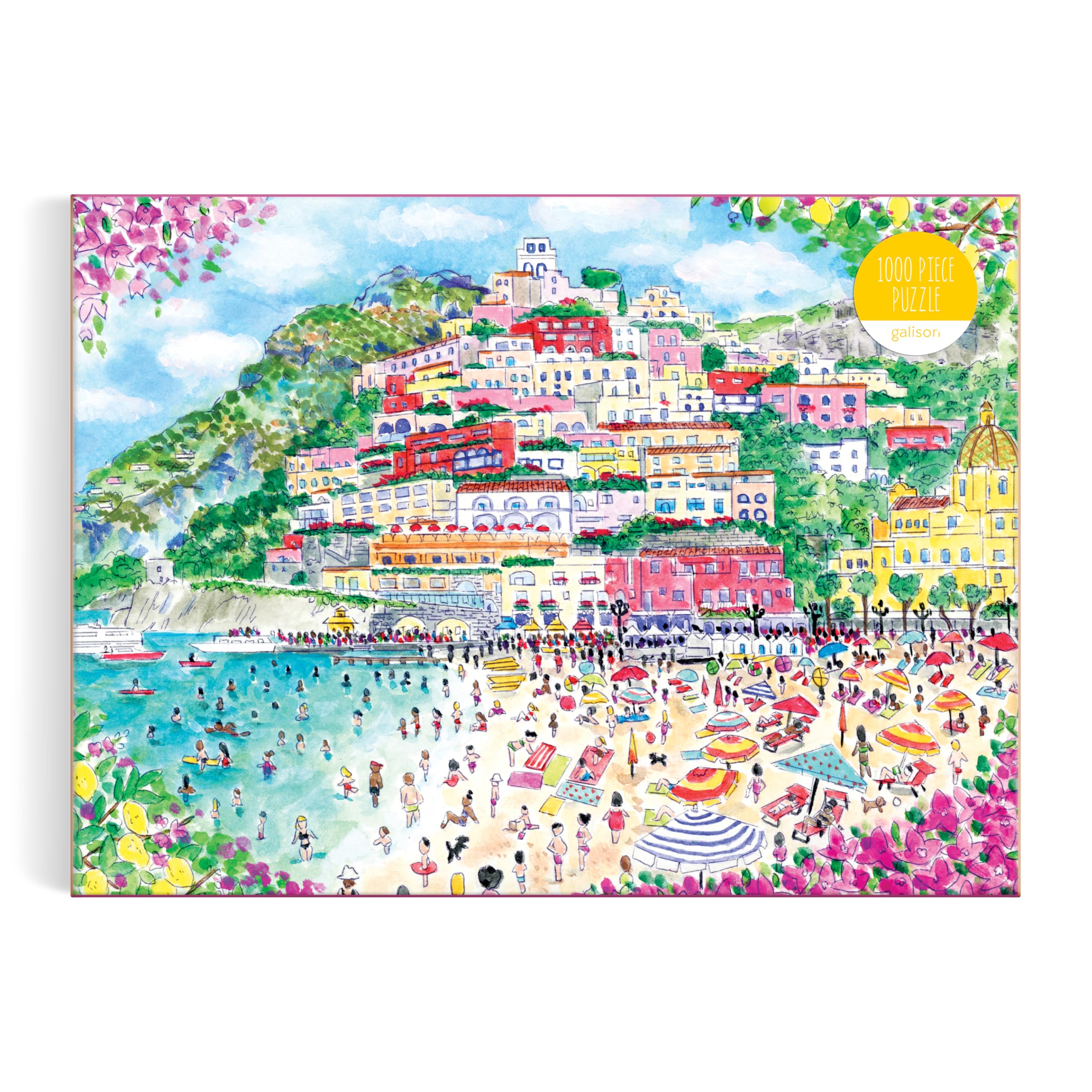 Galison Coast of Italy - 1000 Piece Michael Storrings Jigsaw Puzzle 5