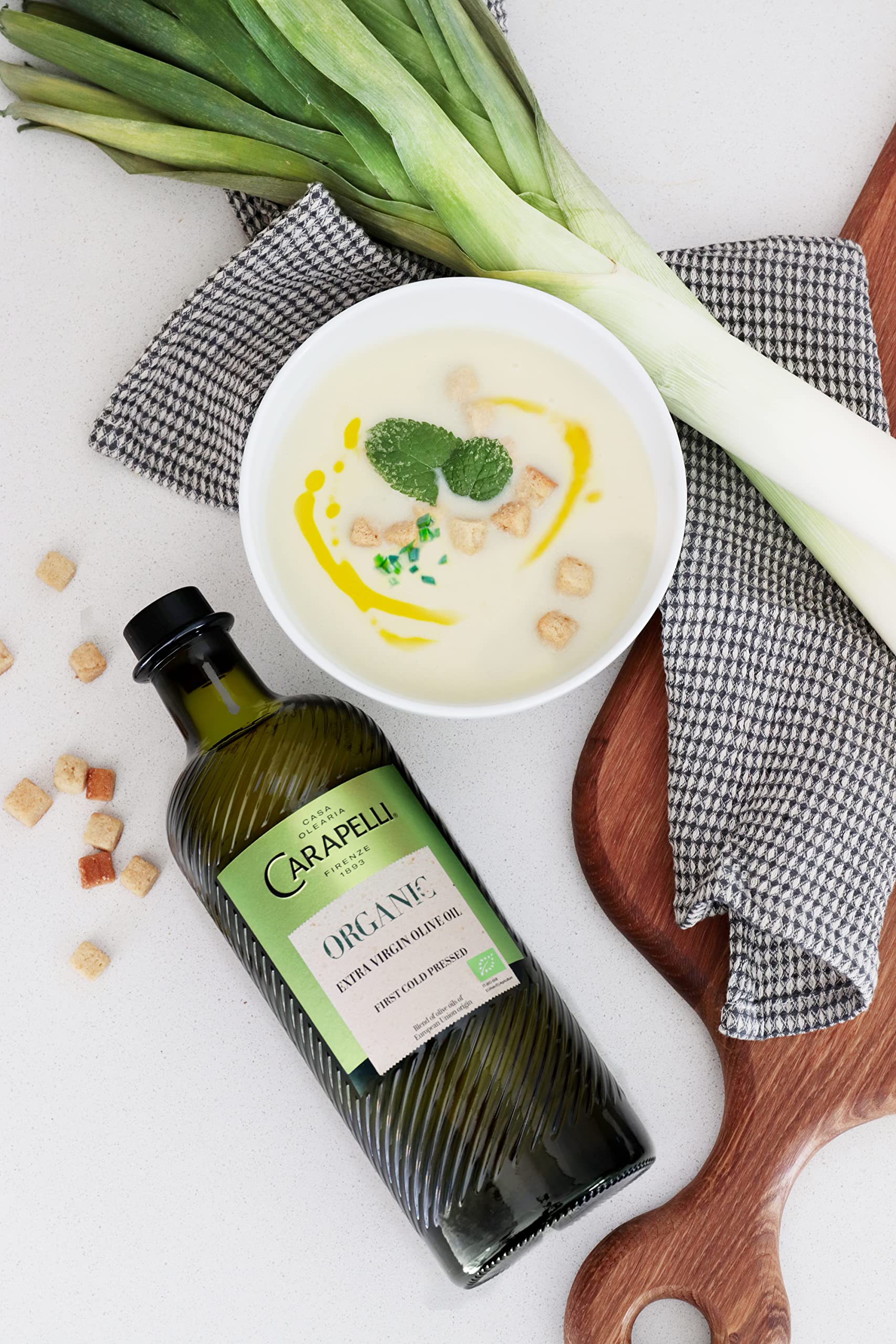 Carapelli Organic Extra Virgin Olive Oil, 500ml Glass Bottle 6