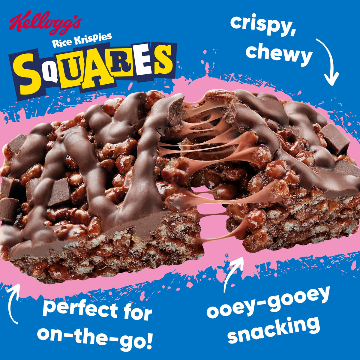Rice Krispies Squares Chocolate Cereal Bars - 30 Count, 36g Each 2