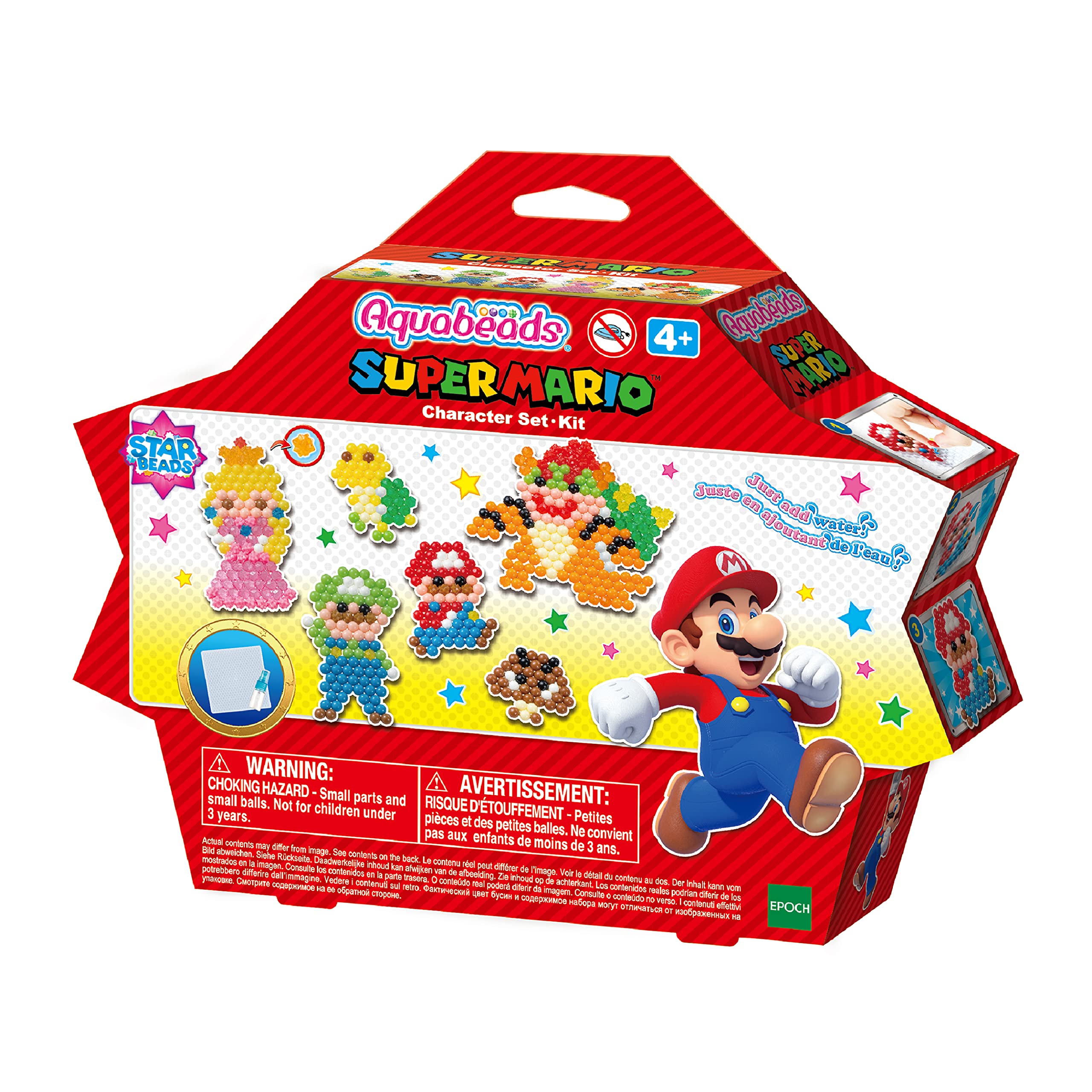 Aquabeads Super Mario Character Set - Arts & Crafts Bead Kit for Kids 4+