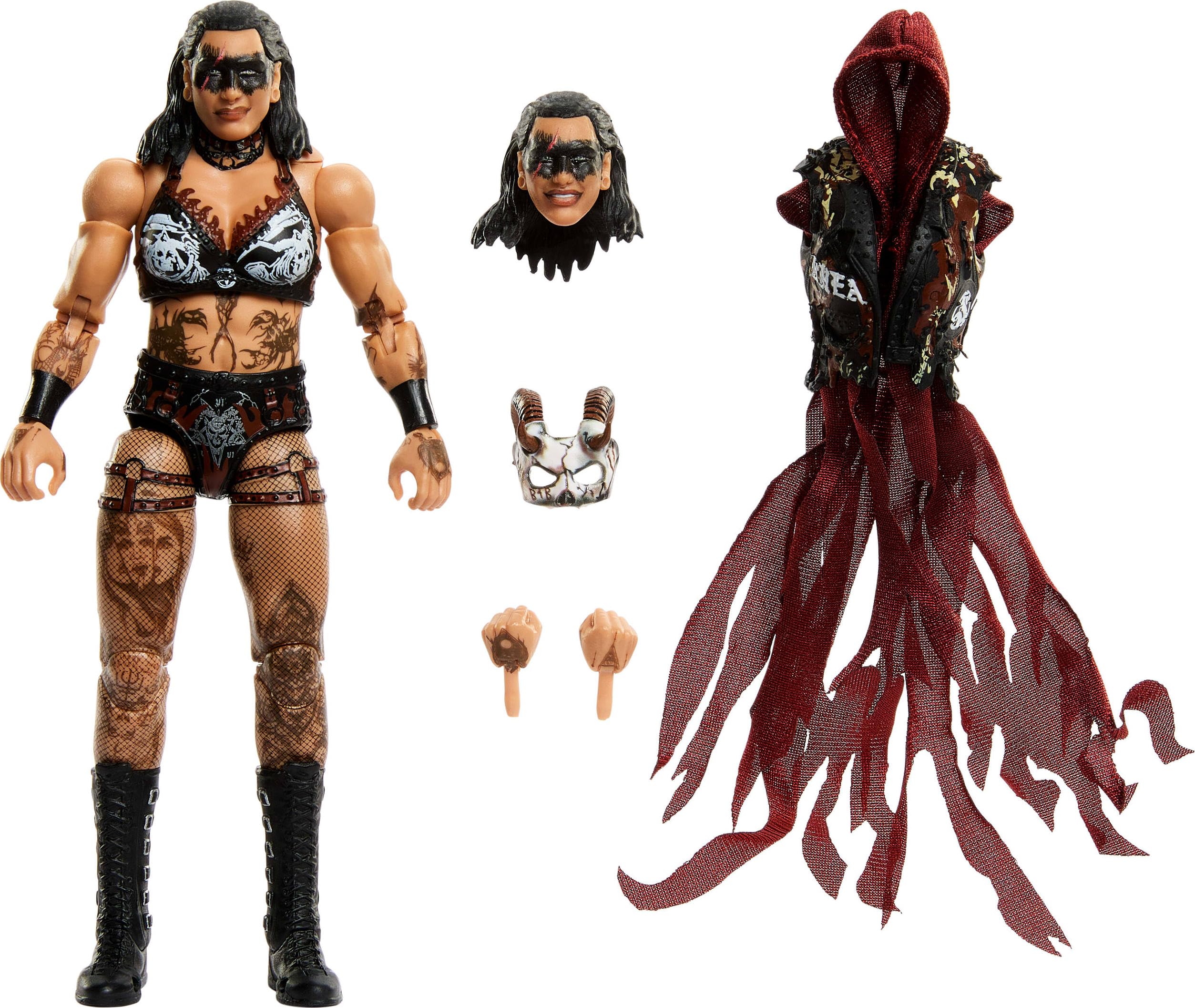 Mattel WWE Ultimate Edition Rhea Ripley Action Figure with Accessories | 6-Inch Scale | TrueFX