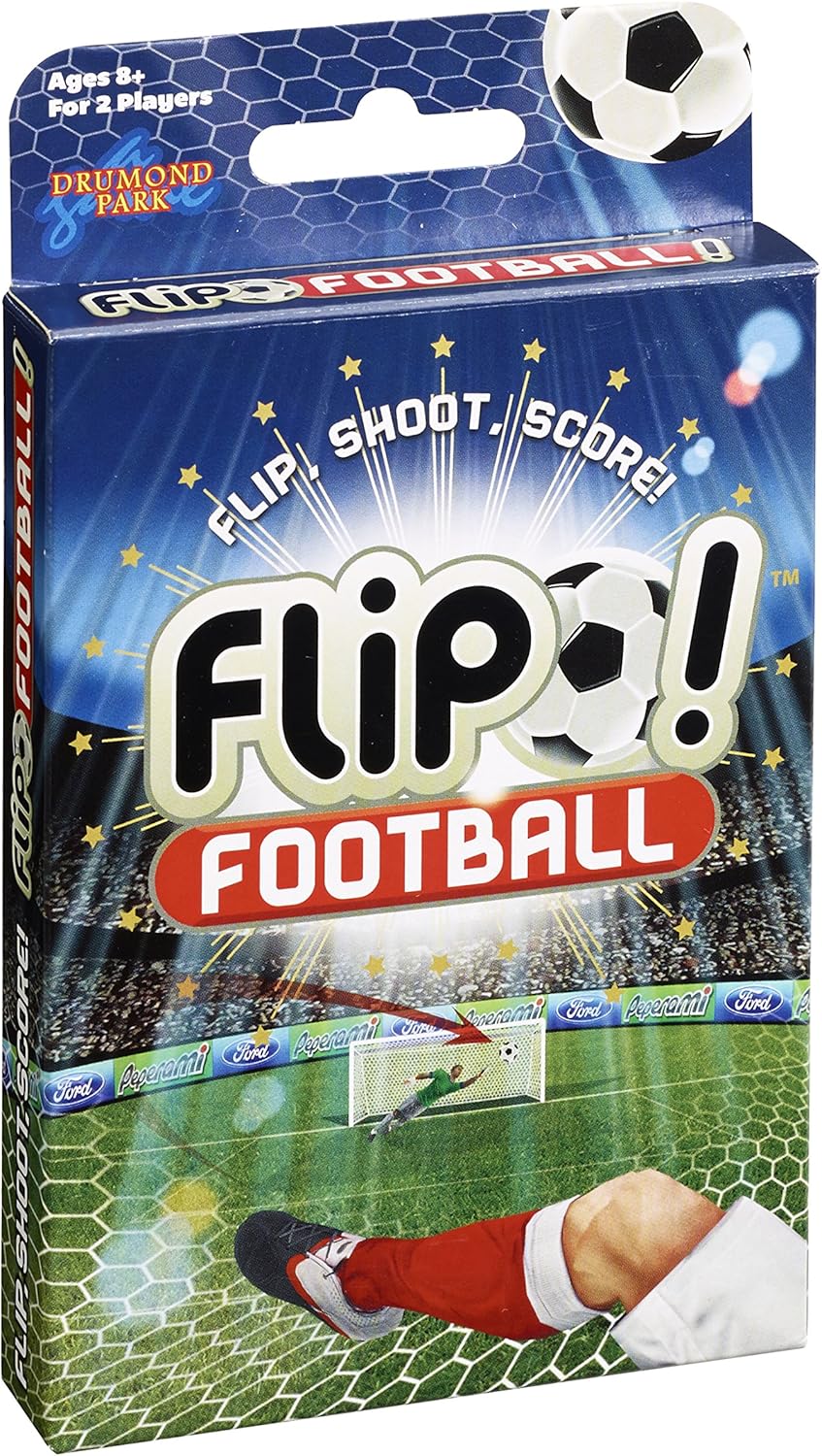 Drumond Park Flip Football Card Game for Kids & Adults 8+