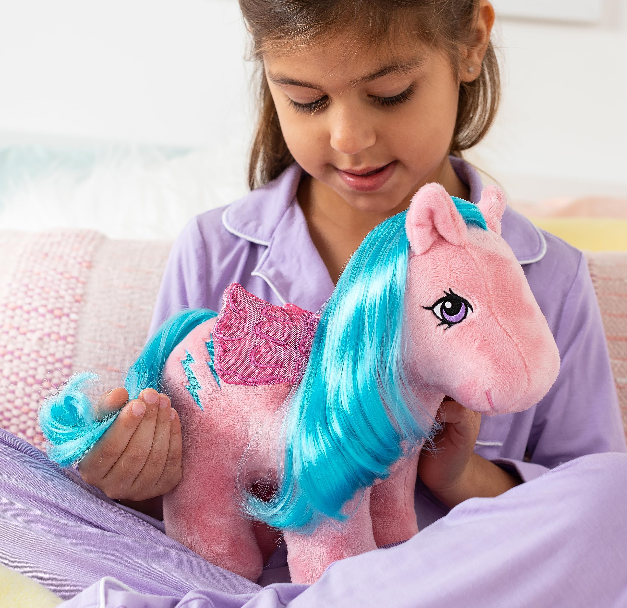 My Little Pony 40th Ann Retro Plush Firefly - Vintage Collectible Unicorn Pony for Kids 3+ 4