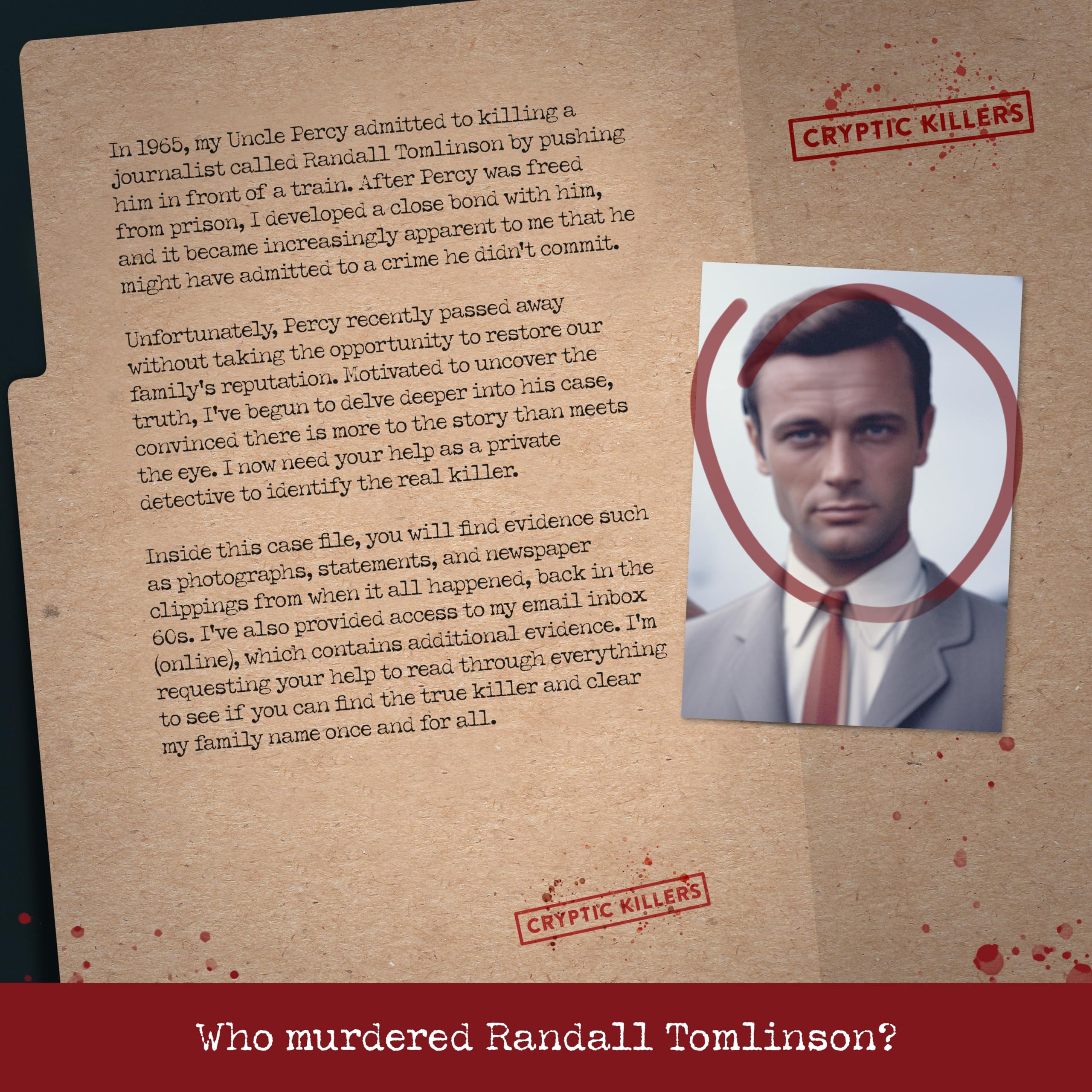 Cryptic Killers Cold Case Files Investigation - Murder in Market Hill | 3 Hour Playtime | Multiple Players 2