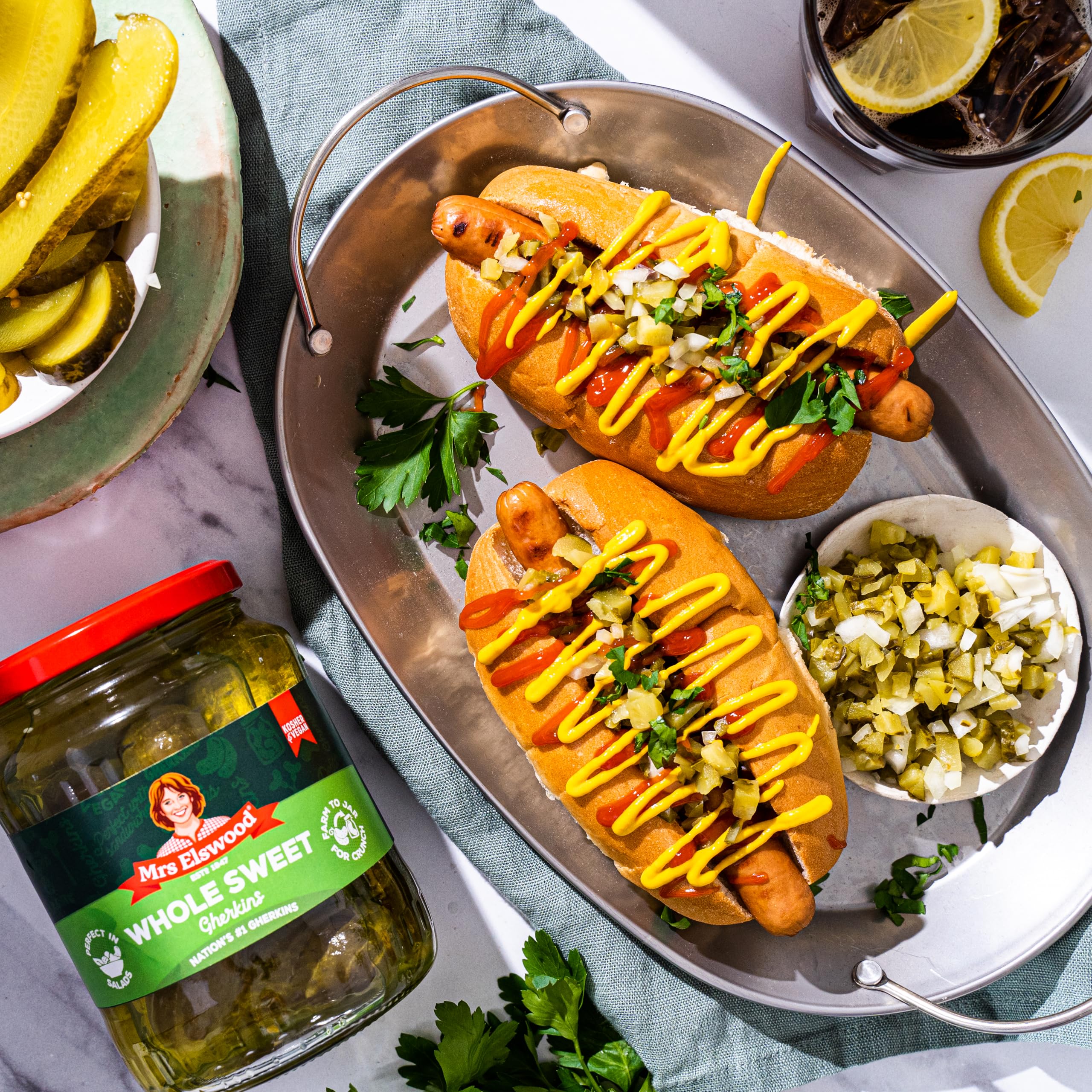 Elswood Whole Sweet Cucumbers 670g Jar 11