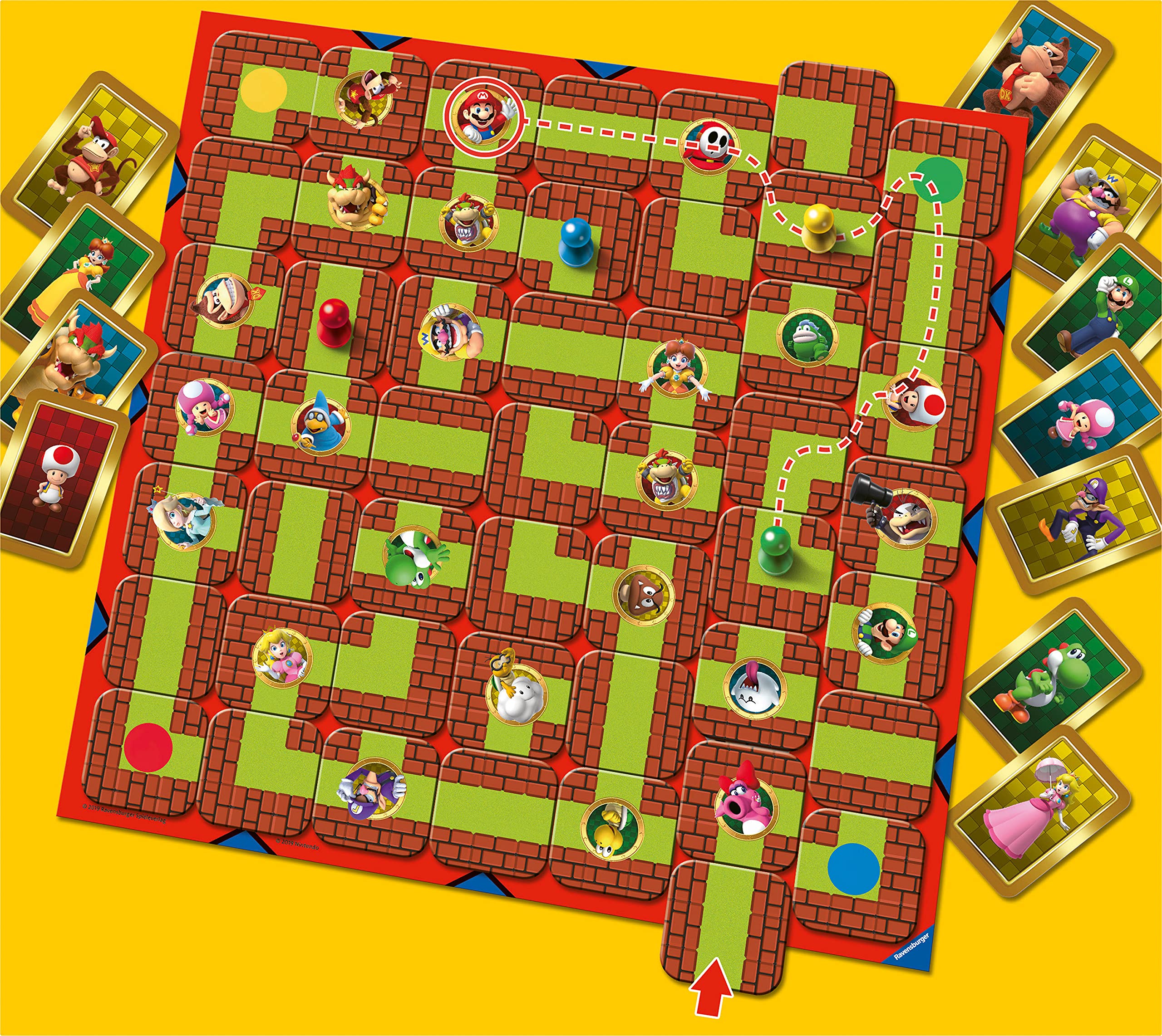 Ravensburger Super Mario Brothers Labyrinth Moving Maze Board Game for Kids & Adults, 2-4 Players, Ages 7+ 7