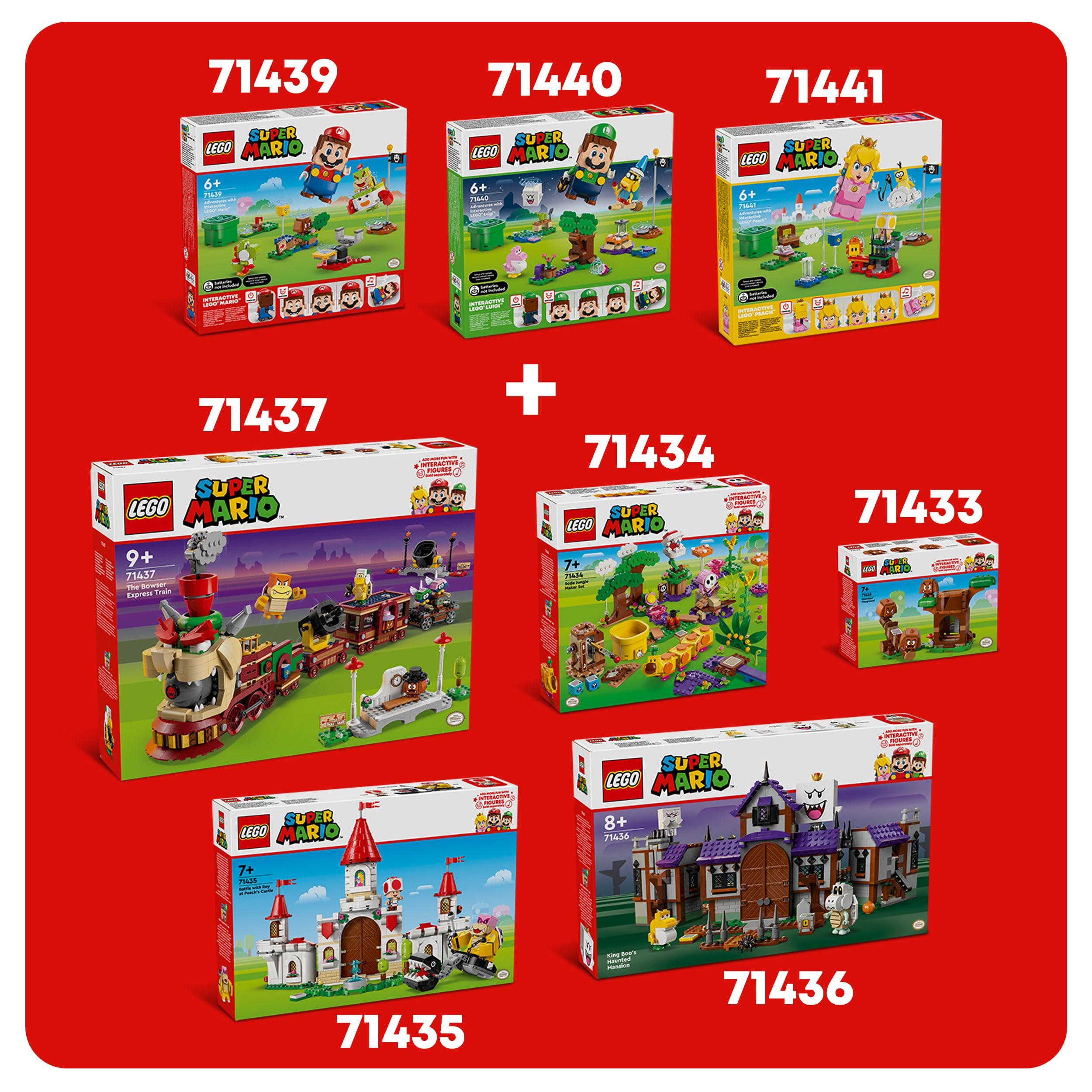 LEGO Super Mario Adventures with Interactive Mario, Bowser Jr.’s Clown Car Building Set 71439 8