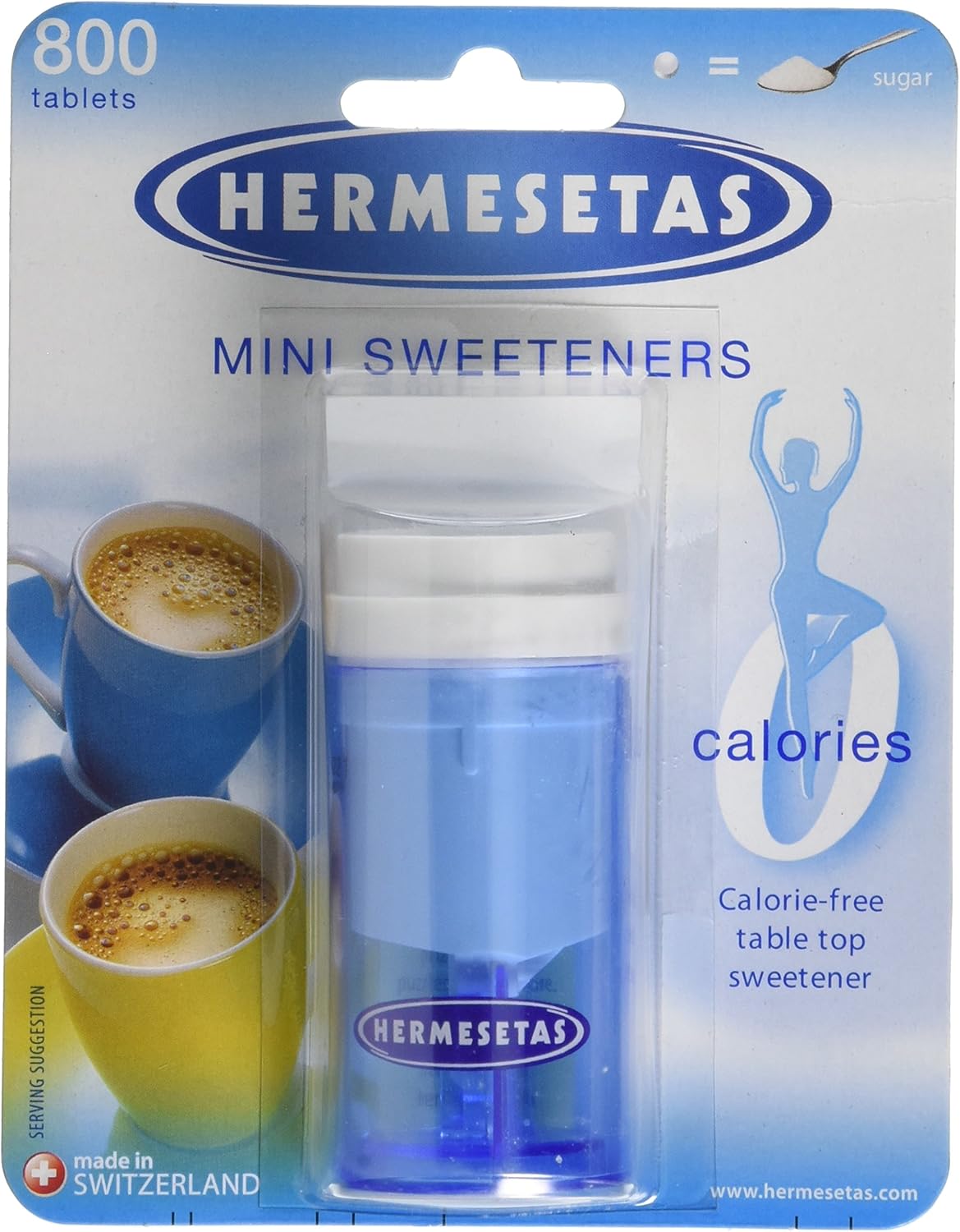 Hermesetas Mini Sweeteners 800 Tablets - Sugar Substitute for Diabetics 1