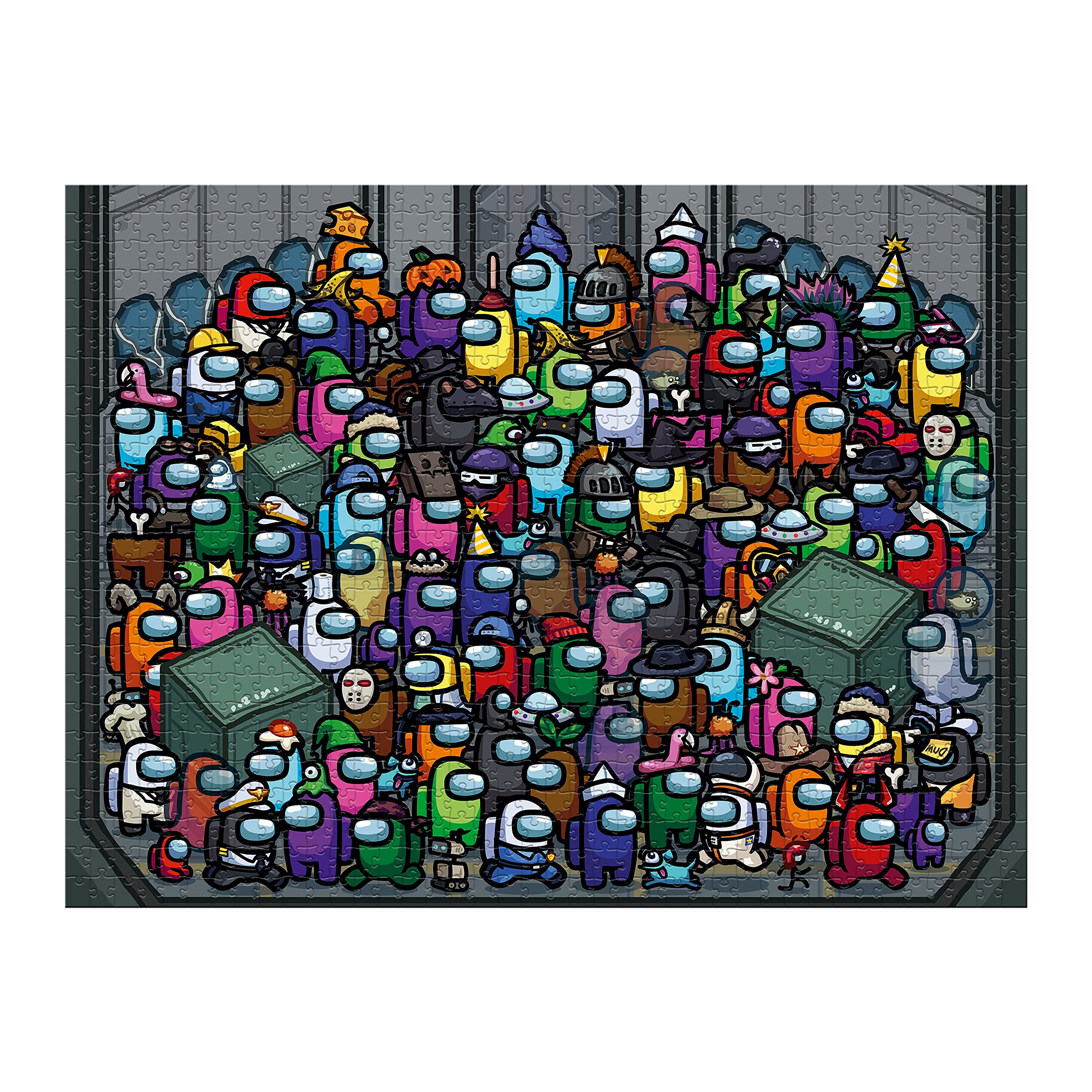 Among Us 1000 Piece Jigsaw Puzzle - Officially Licensed Crime Scene Challenge, Age 8+ 5