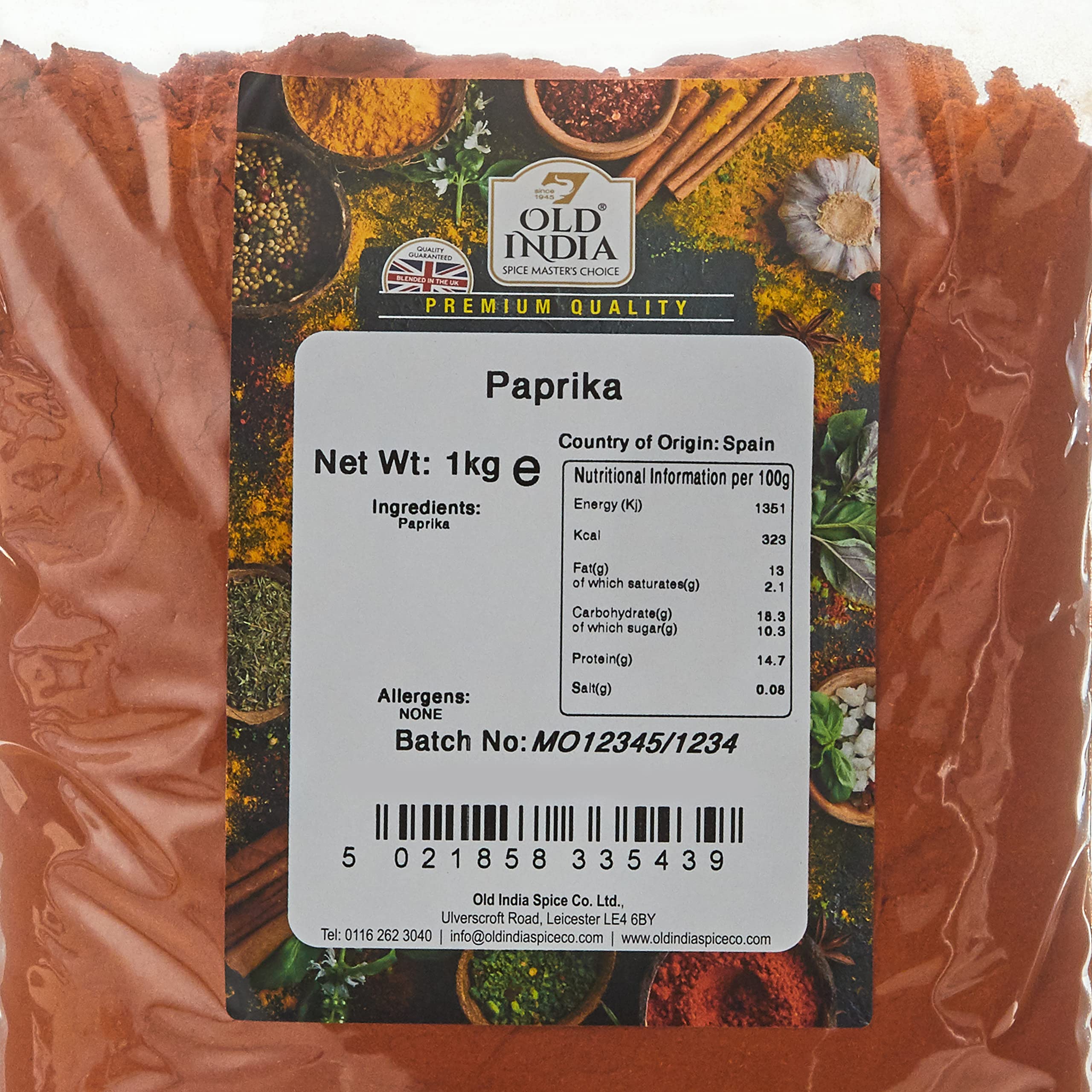 Old India Paprika 1 Kg - Natural Spices & Seasonings 3