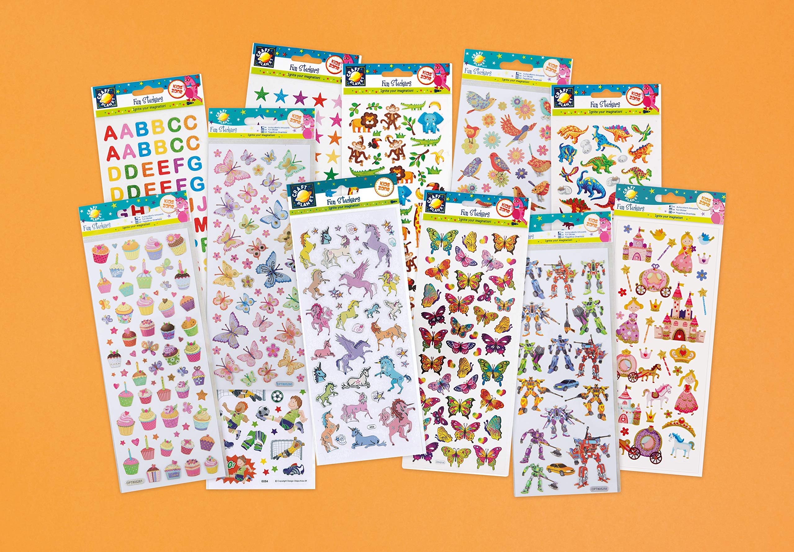 Craft Planet Alice in Wonderland Stickers - Assorted Fun Craft Stickers for Kids 3