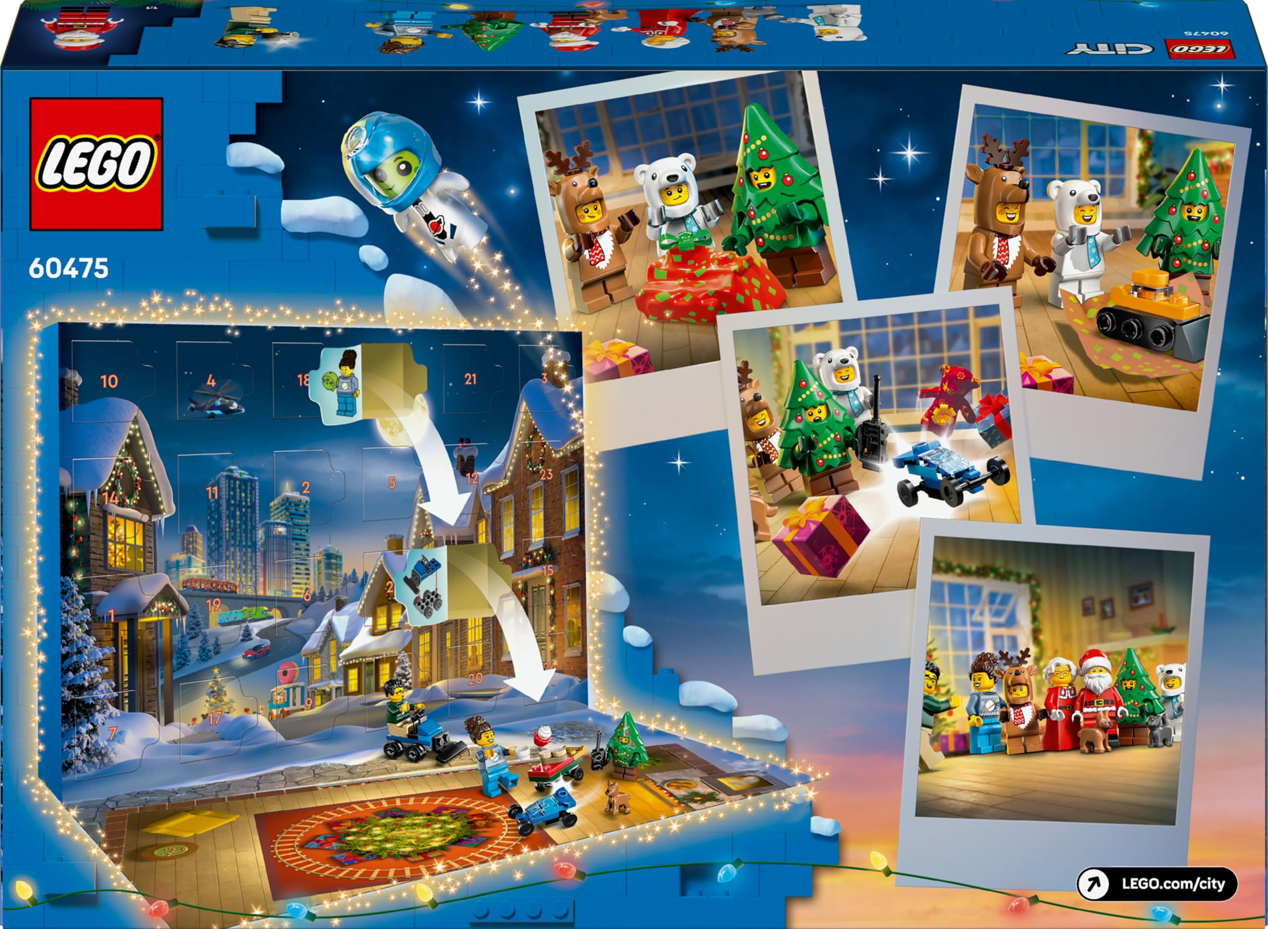 LEGO City Advent Calendar 2025 - 24-Day Holiday Building Playset for Ages 5+ 7