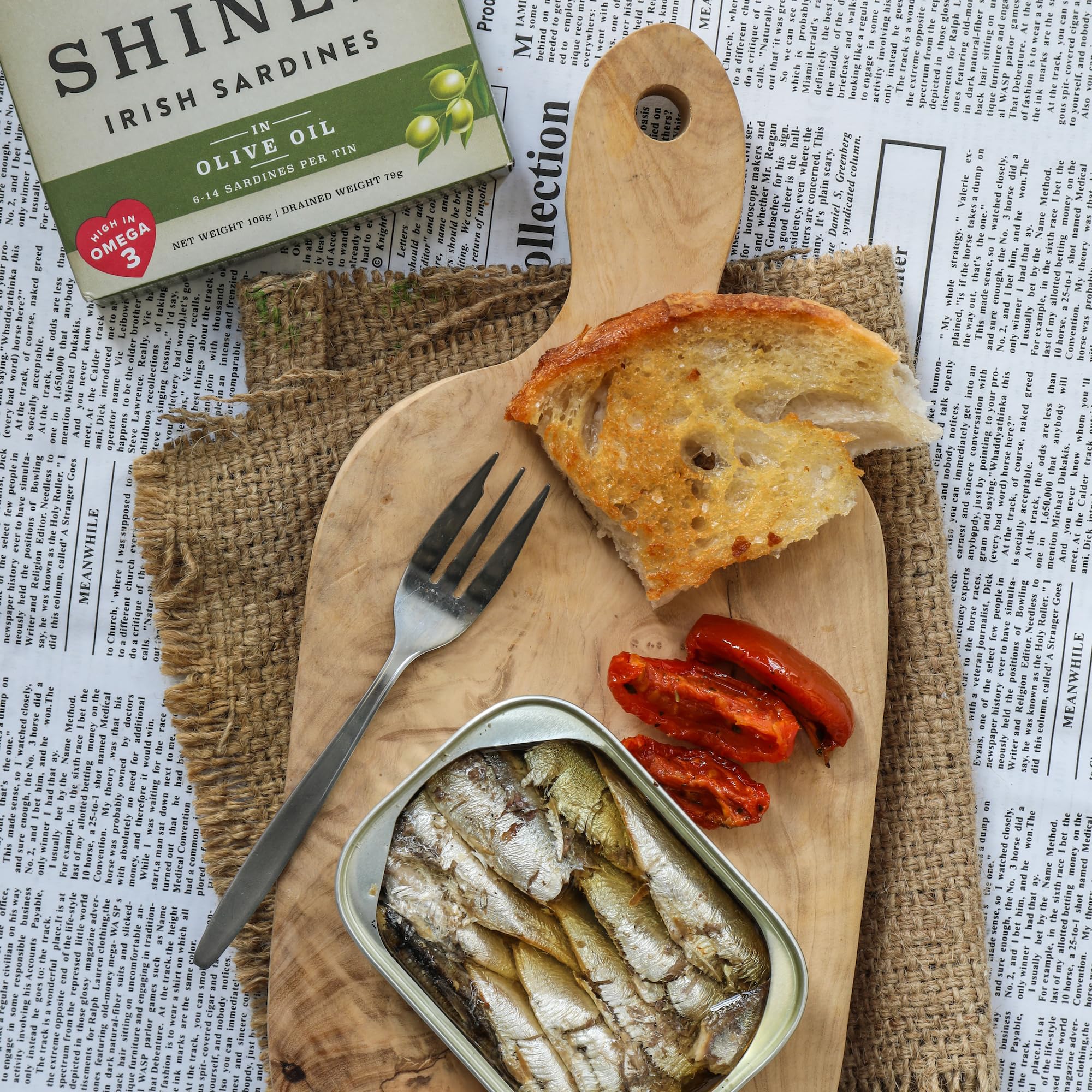 Shines - Tinned Irish Sardines in Olive Oil 12 x 106g 6