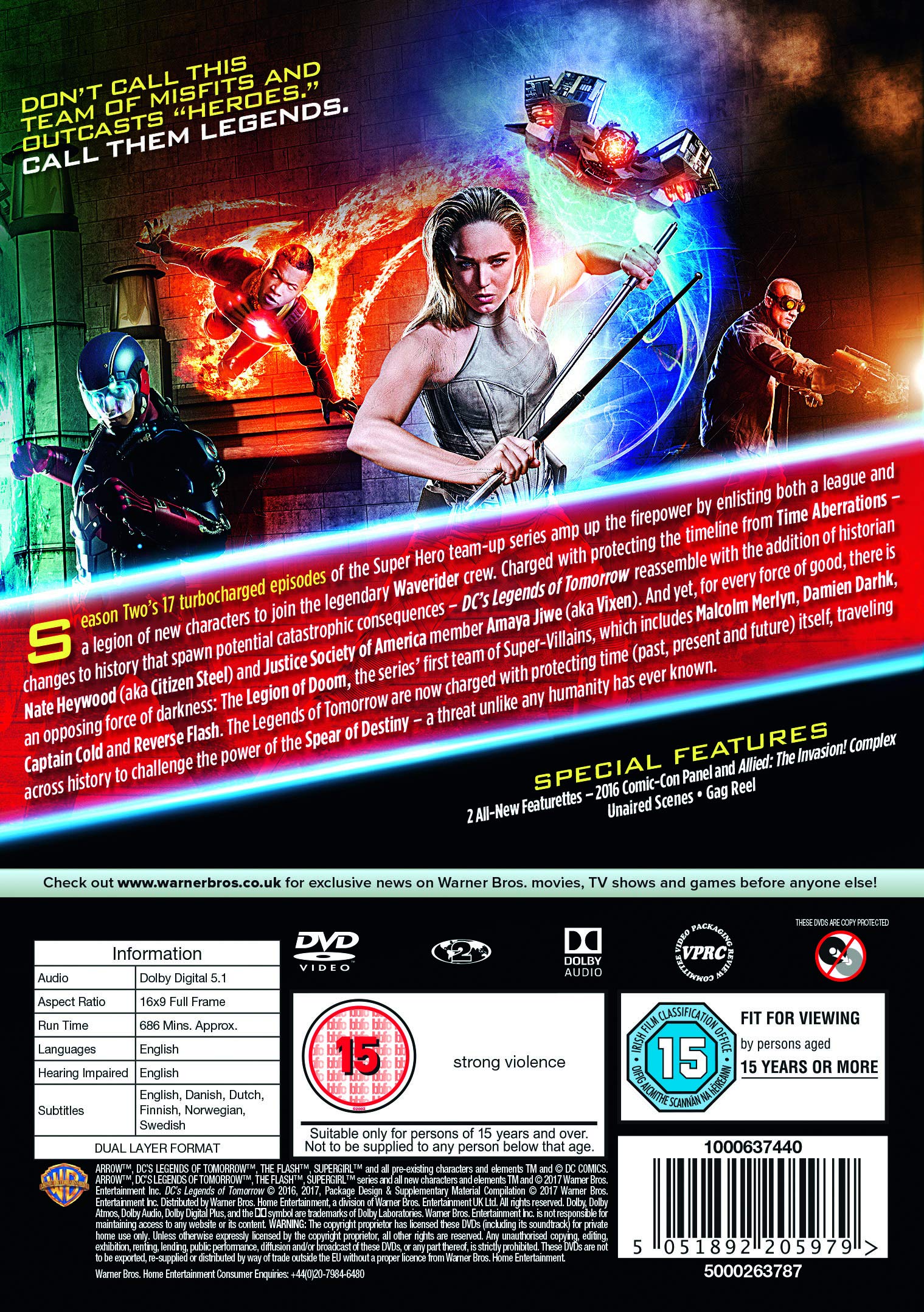 DC Legends of Tomorrow Season 2 (2017) - DVD