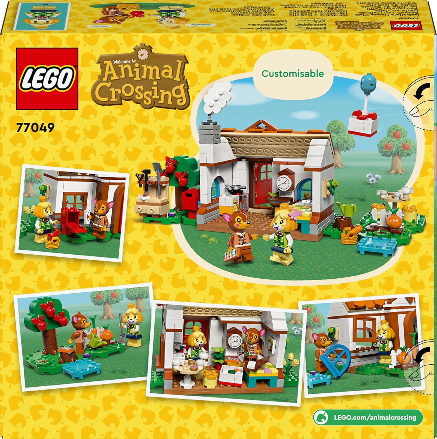LEGO Animal Crossing Isabelle’s House Visit 77049 – Building Set with Isabelle and Fauna Minifigures 9