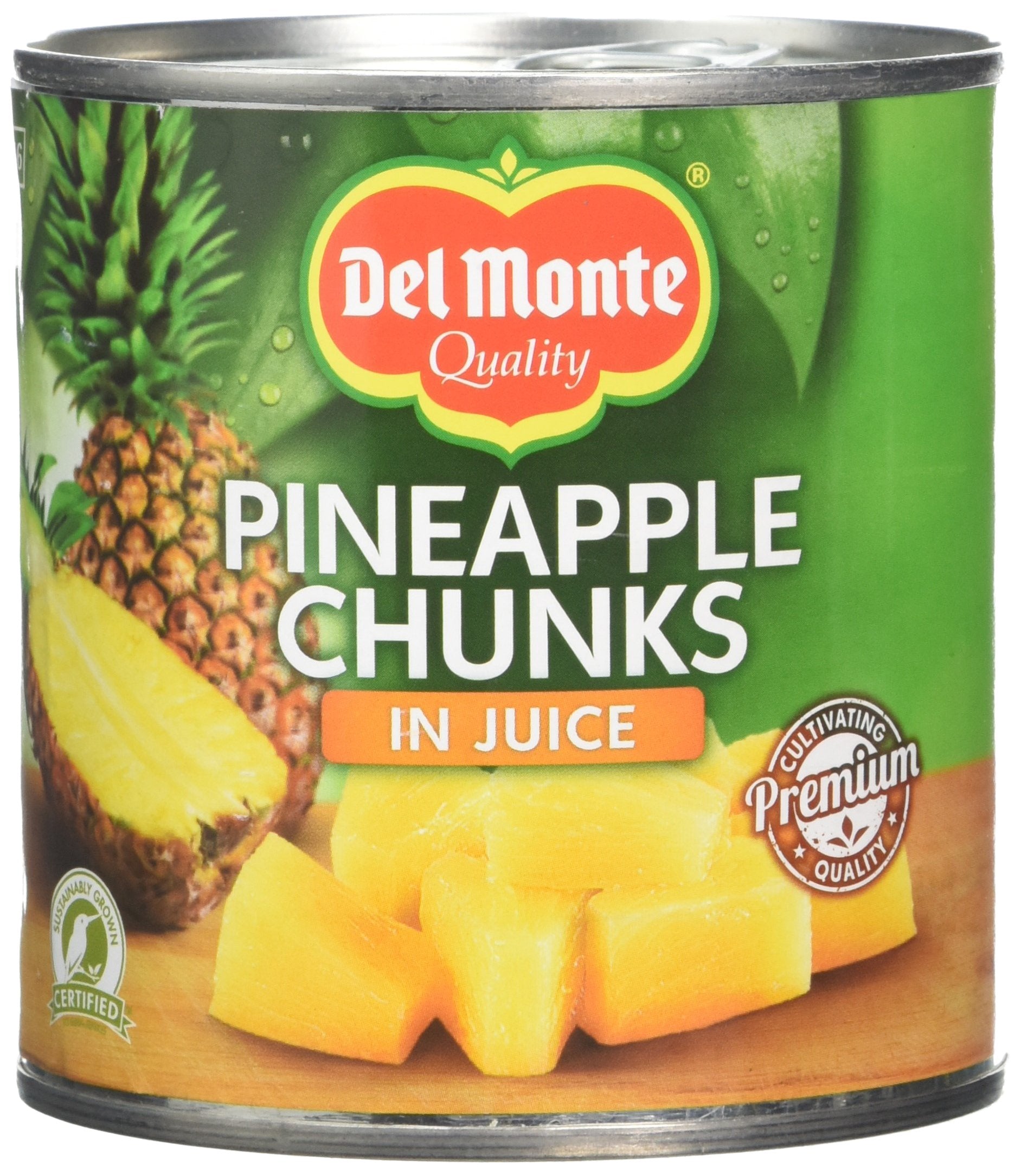 Del Monte Pineapple Chunks in Juice | 435g Can | No Artificial Additives