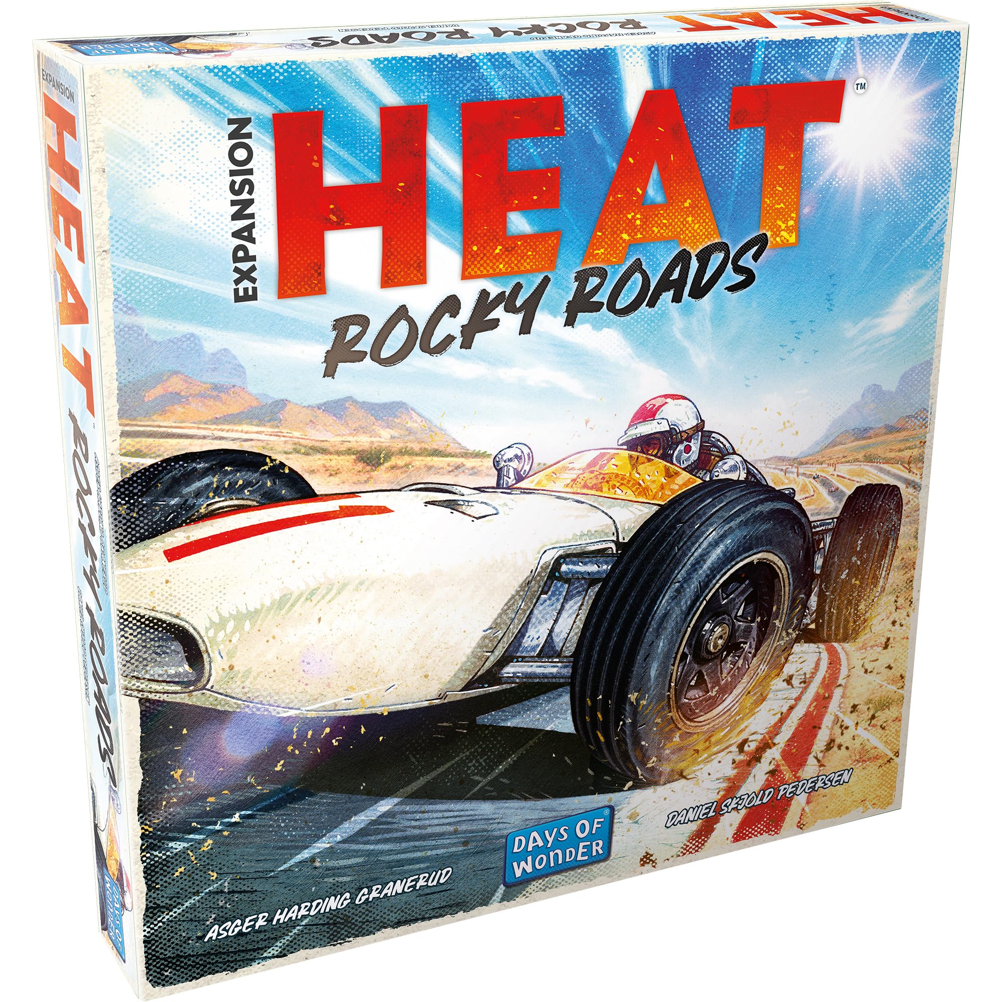 Days of Wonder Heat - Rocky Roads Expansion | Board Game | Ages 10+ | 1-7 Players 1