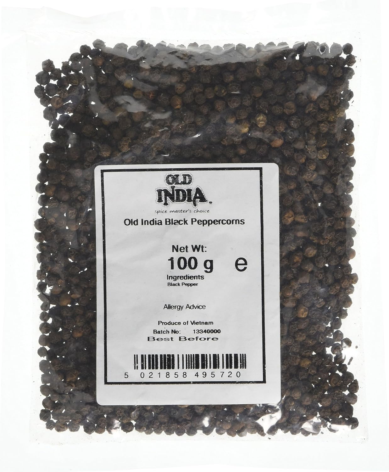 Old India Black Peppercorns 100 g