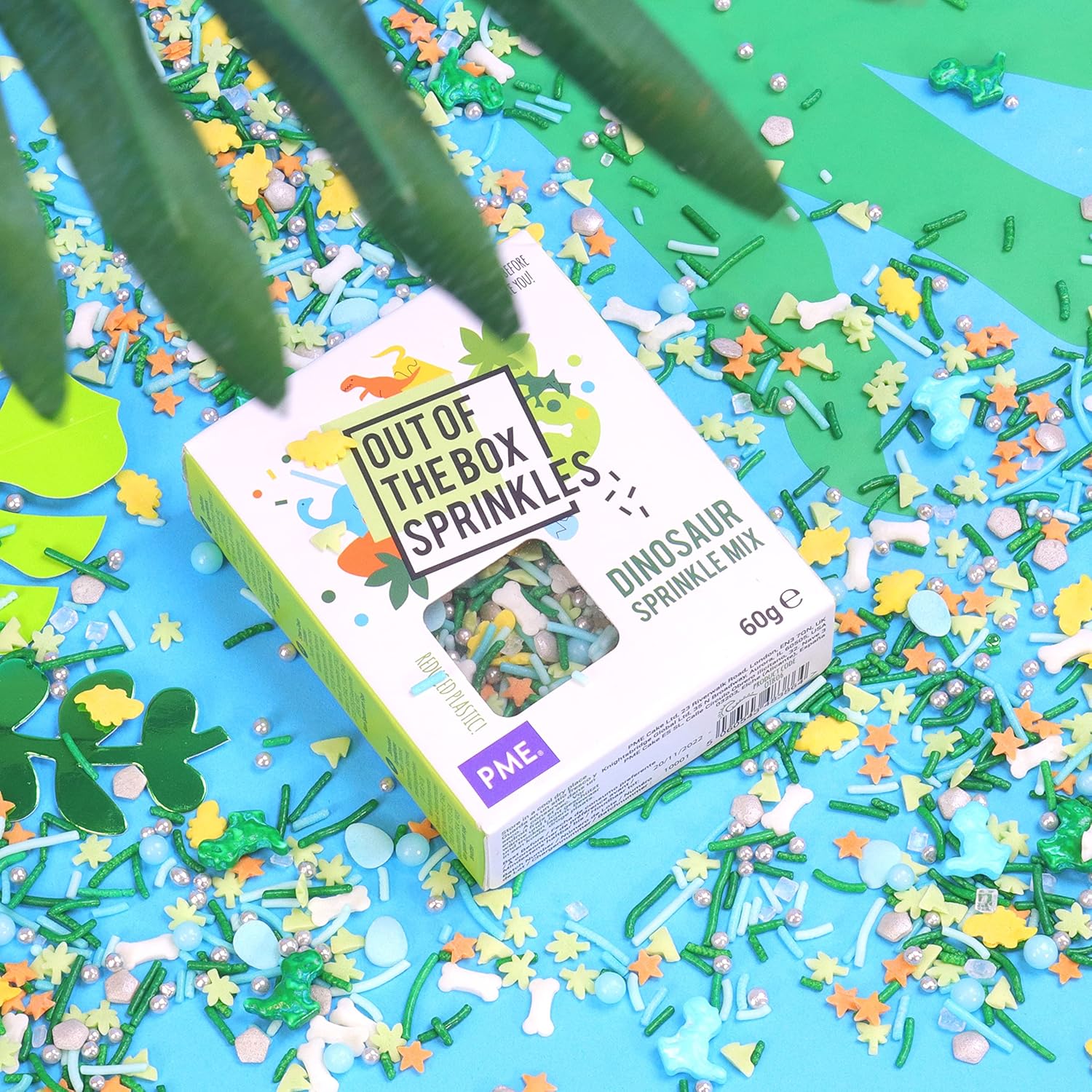 PME Dinosaur Sprinkles Mix - Out of the Box Themed Baking Decorations 4