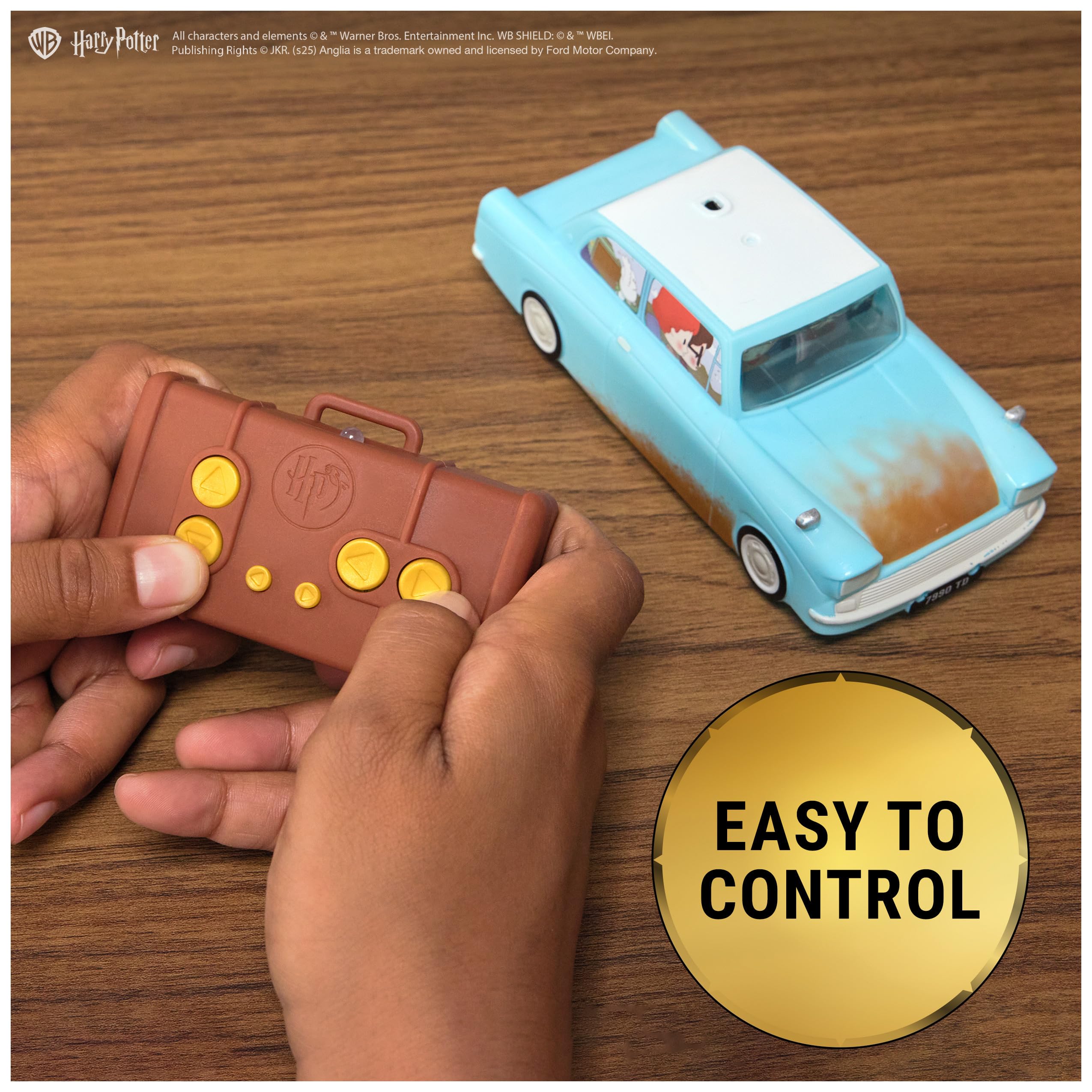 Weasley’s Flying Remote Control Car - Wall-Climbing Harry Potter RC Vehicle for Kids 6+ 9