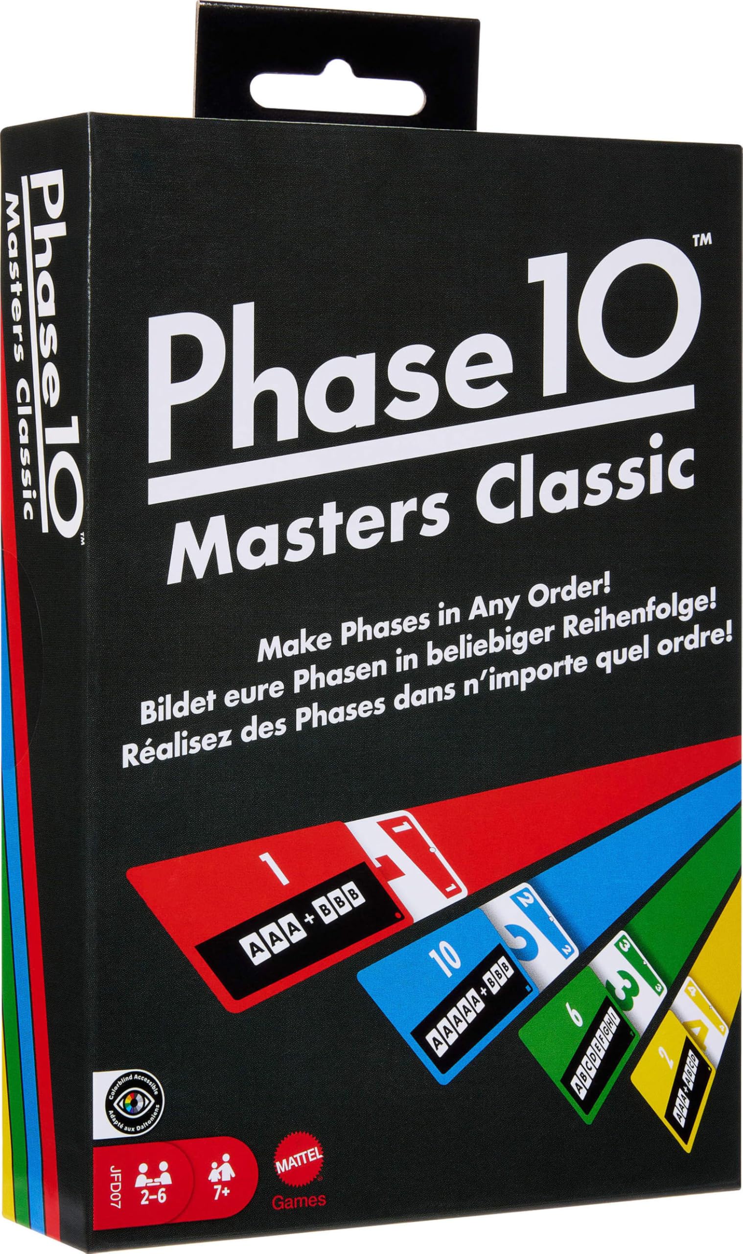 Mattel Games Phase 10 Masters Classic Card Game