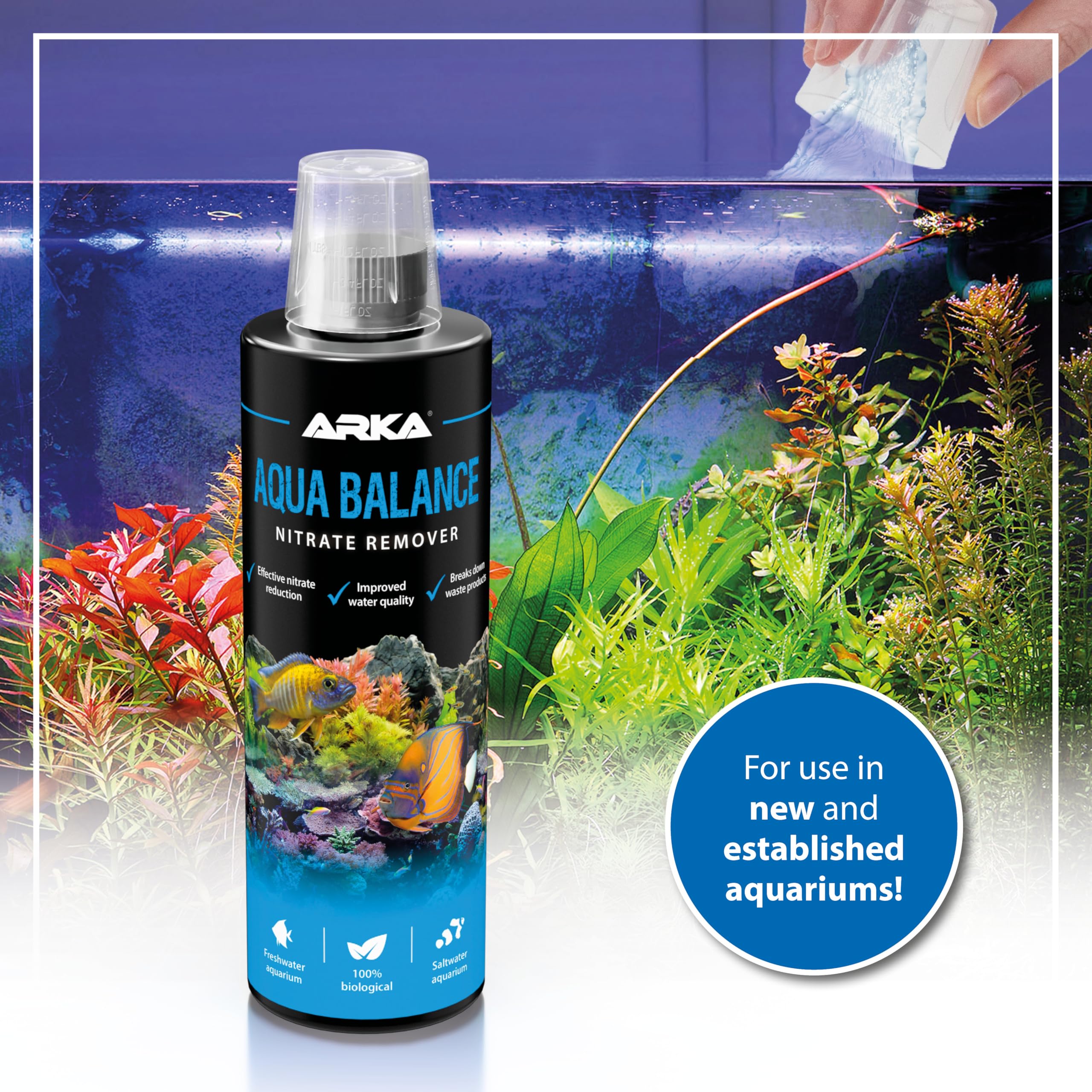 ARKA Aqua Balance Nitrate Remover for Aquariums - Biologically Reduces Nitrate | 118 ml 5
