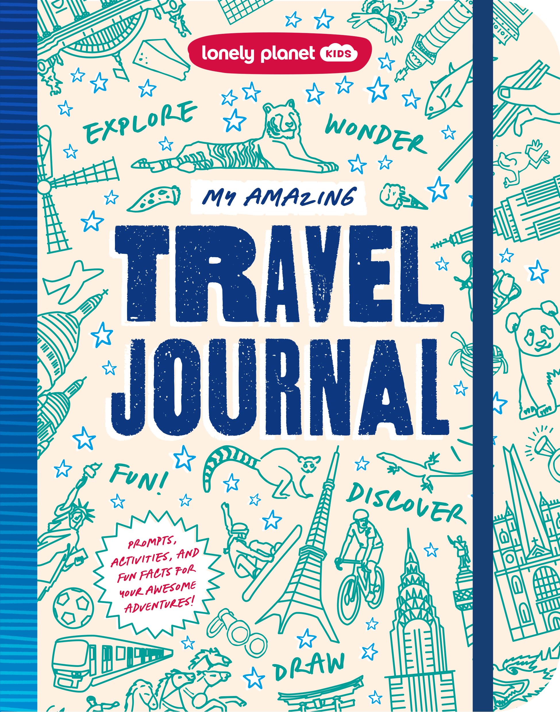 Lonely Planet Kids My Amazing Travel Journal - Write, Draw, Play Games | Ages 8-12 | Paperback 1