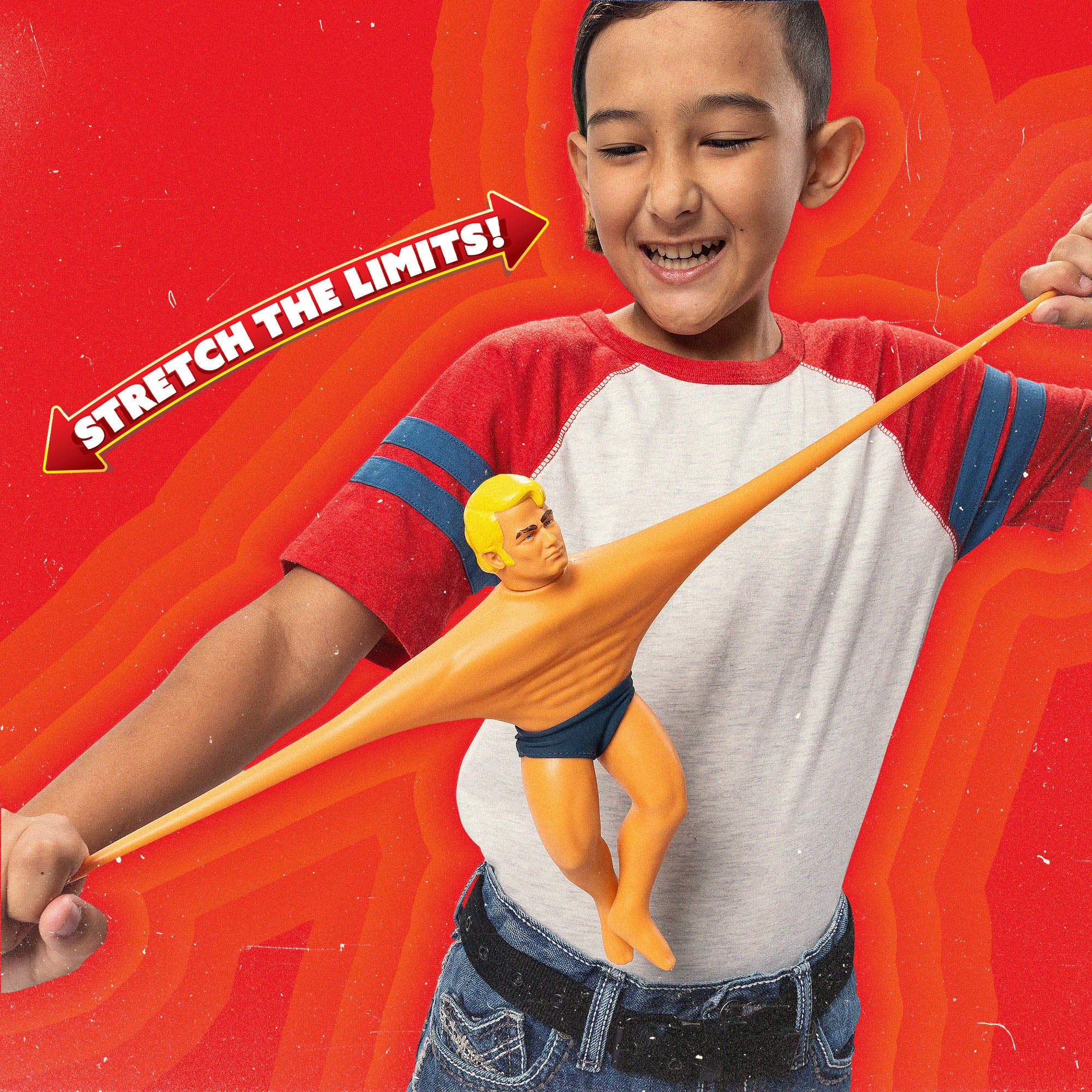 Stretch Armstrong 10-Inch Retro Action Figure - Super Stretchable Latex Rubber Toy 6