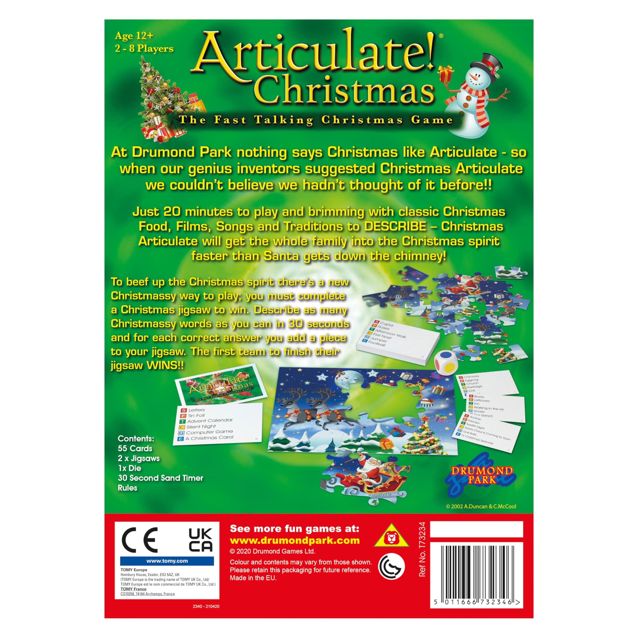 Drumond Park Articulate Christmas Board Game 5