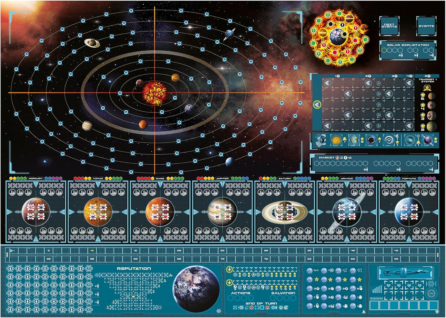 Pendragon Studios Starship Interstellar Strategy Board Game 6