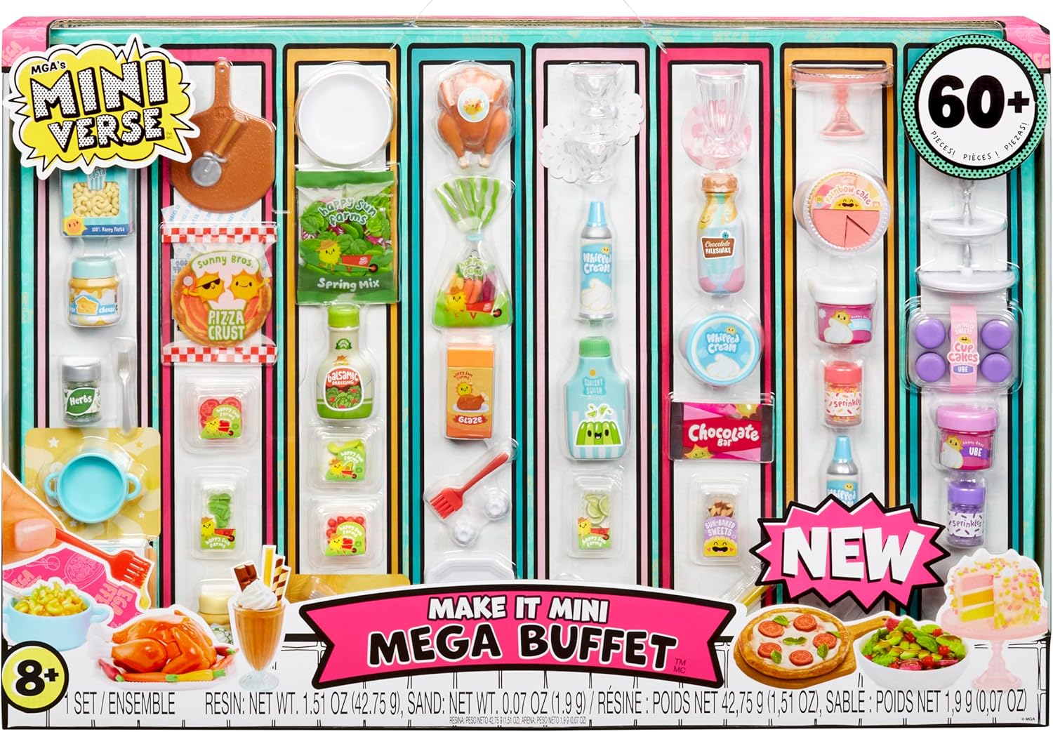 MGA's Miniverse Make It Mini Mega Buffet - DIY Resin Play Collectible Set