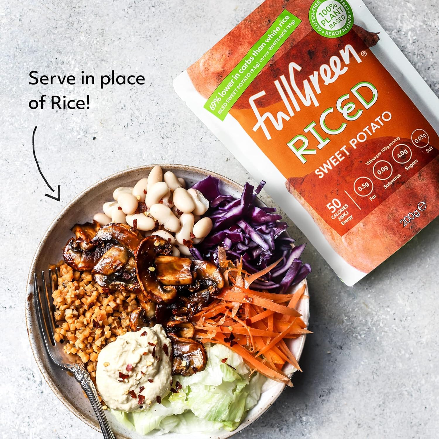 Fullgreen - Riced Sweet Potato (Case of 6 Pouches) 11