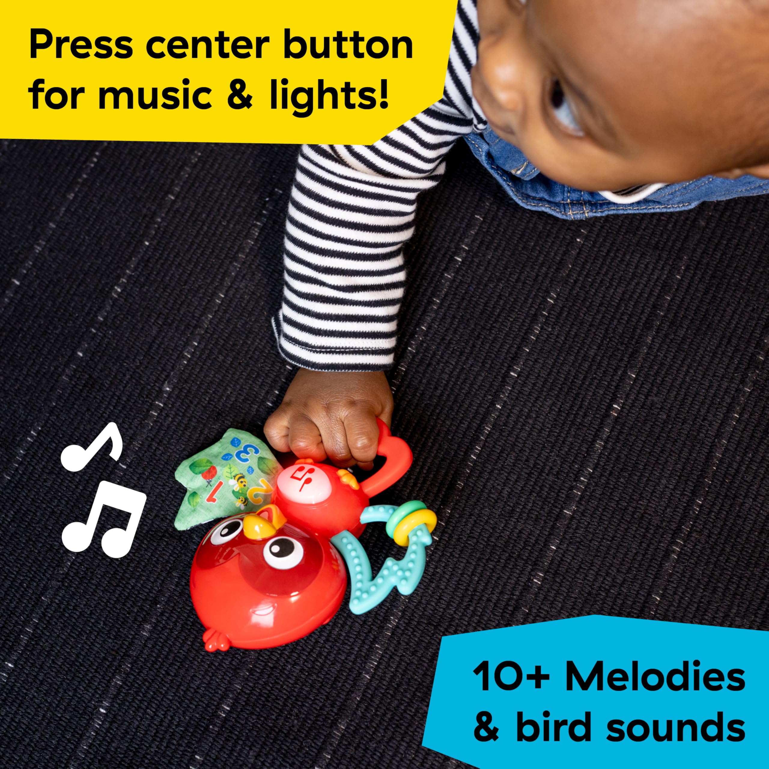 Baby Einstein Roxy’s Bright Flight Musical Toy - Multisensory Play | Ages 3 Months+