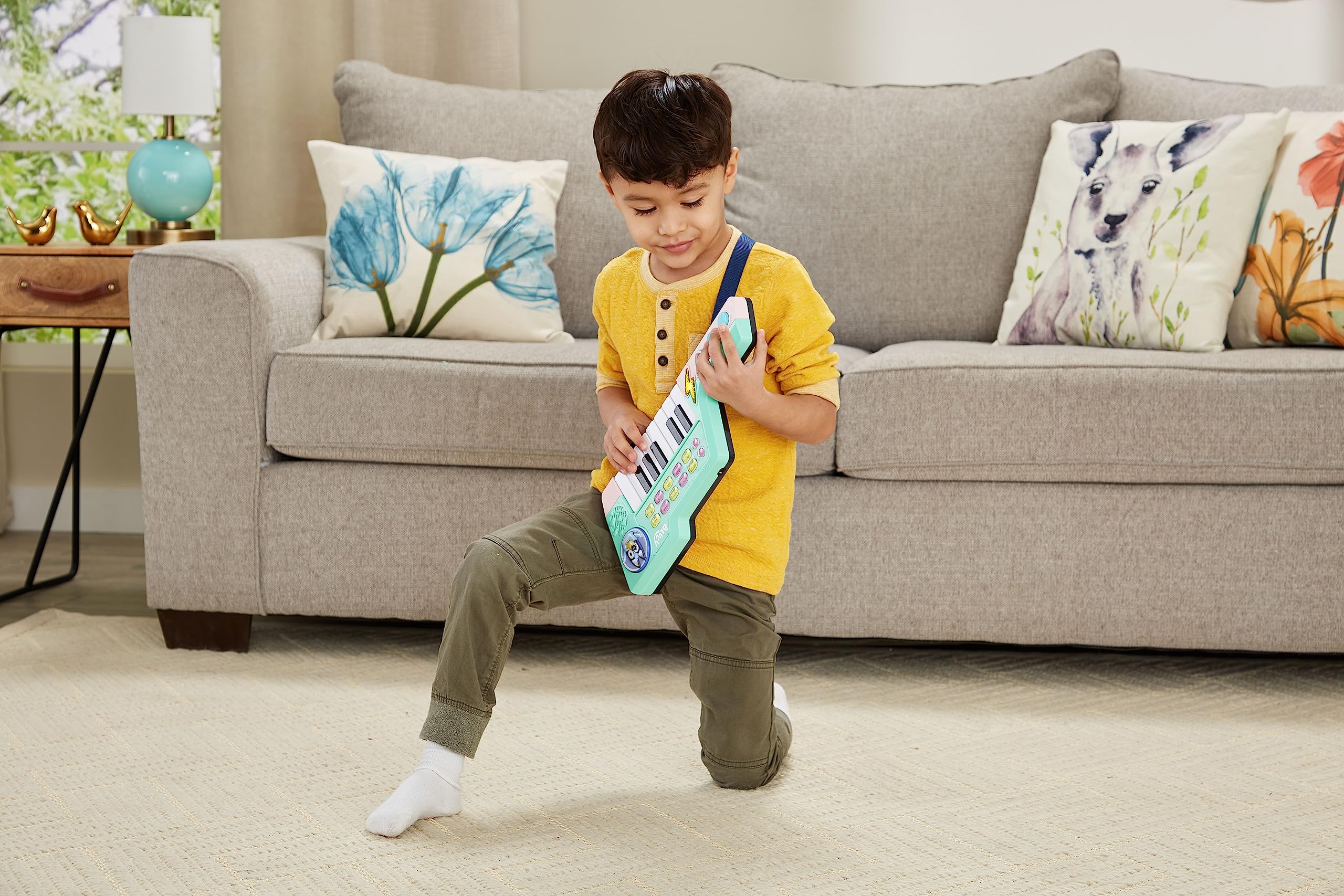VTech Bluey Keytar - Official Musical Toy with 5 Instrument Sounds & Character Phrases 3