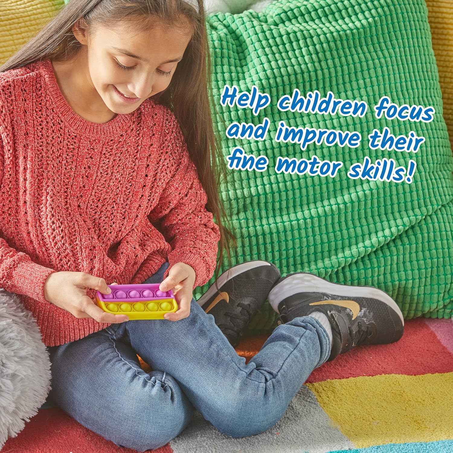 Learning Resources Ten Frame Sensory Bubble Poppers - Educational Math Tool for Kids 3+ 7