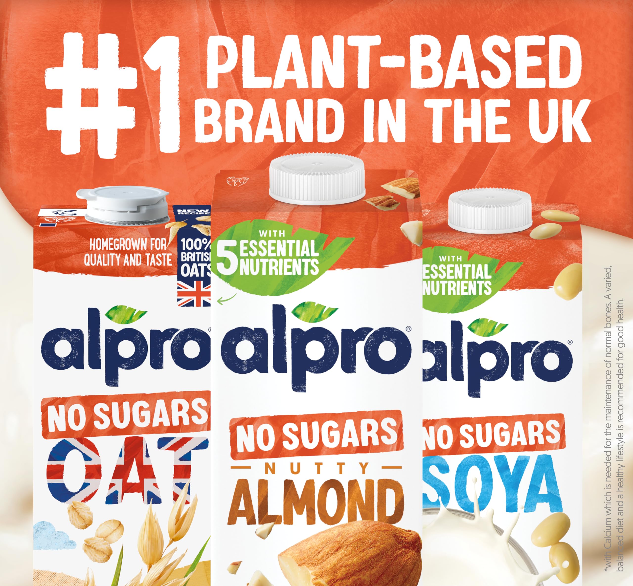 Alpro Soya No Sugars Plant-Based Drink, Vegan & Dairy Free, 1L 7