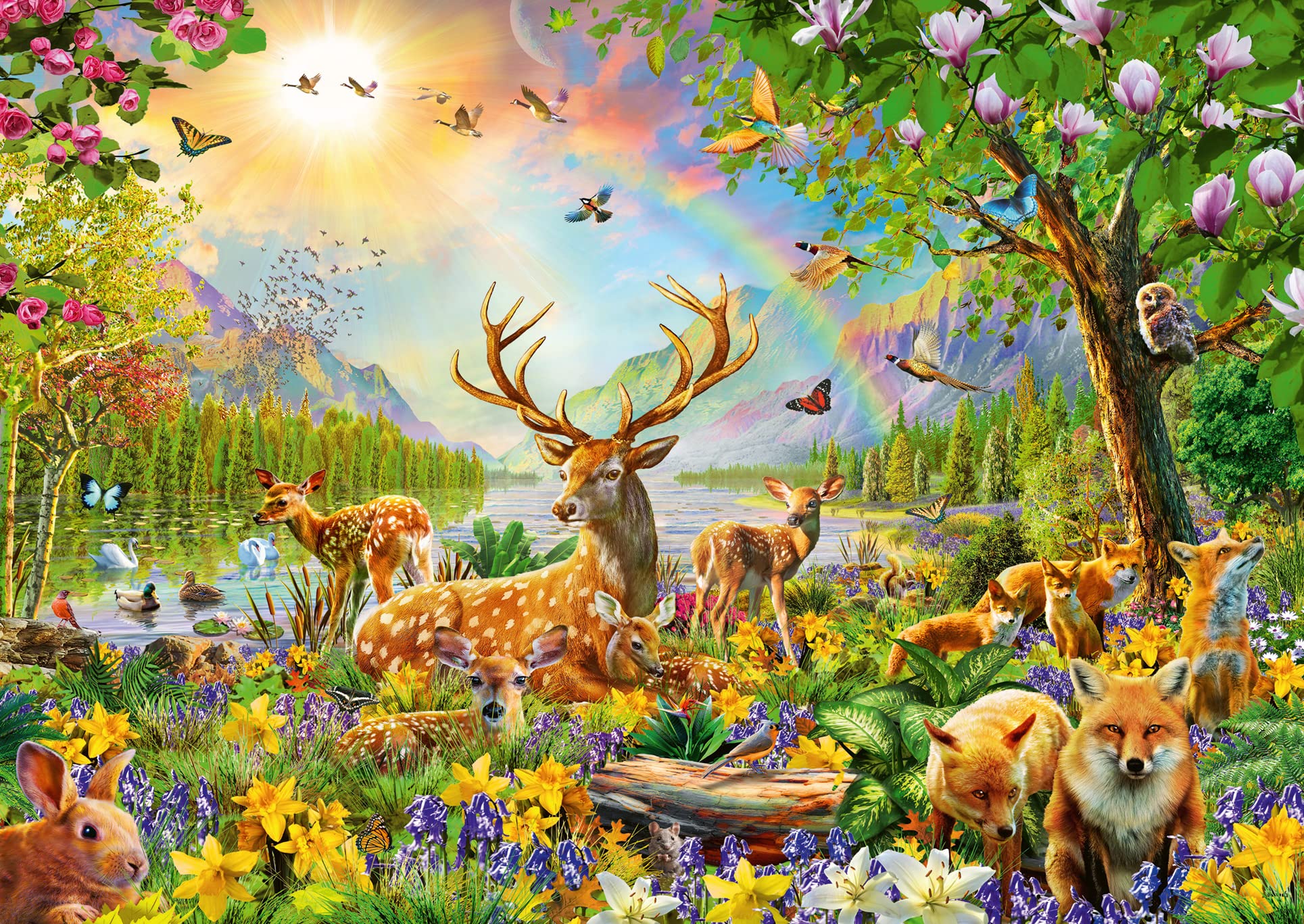Ravensburger Wonderful Wilderness Jigsaw Puzzle - 200 Pieces | Kids Age 8+ | 49 x 36cm