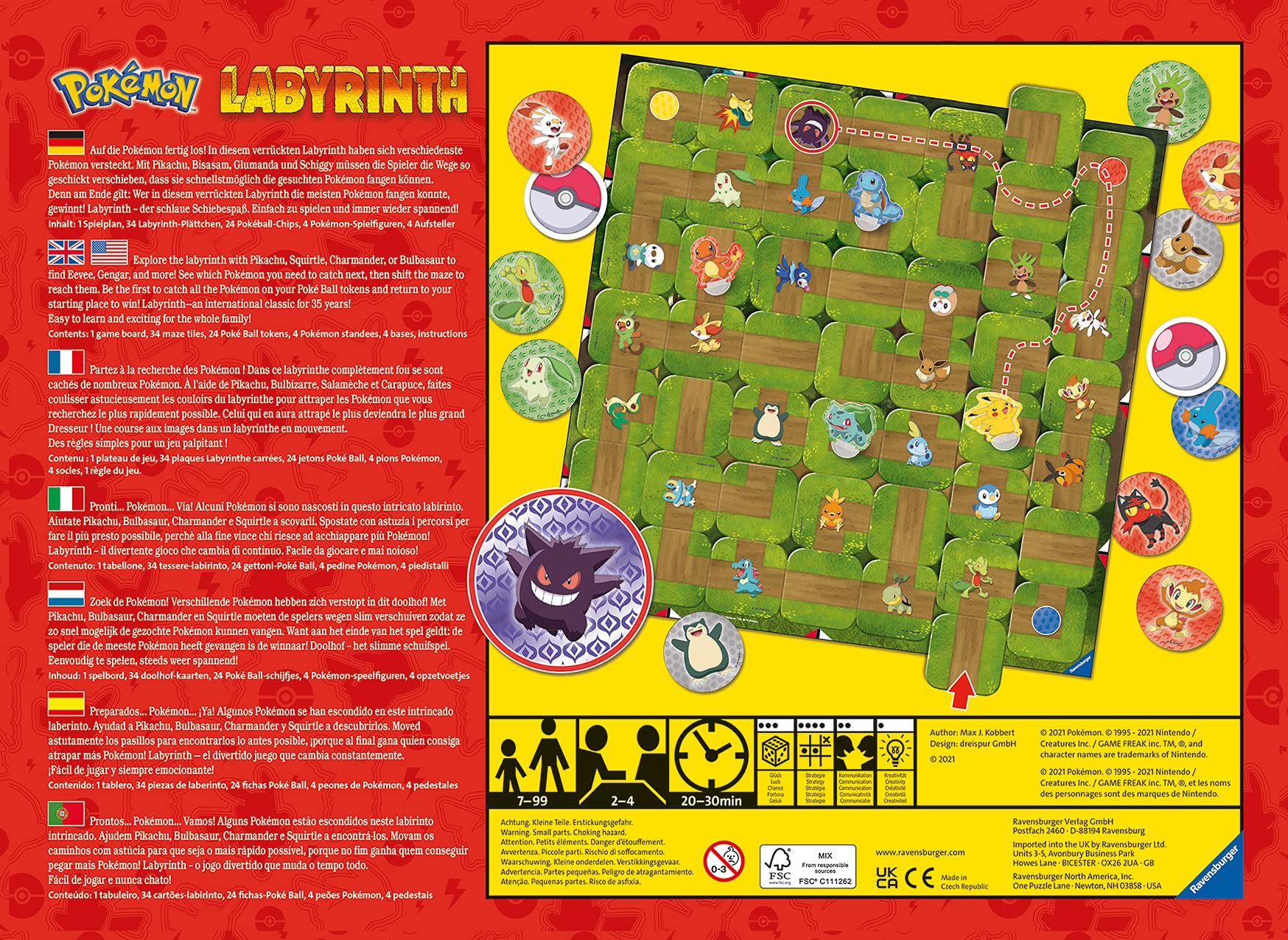Ravensburger Pokémon Labyrinth Board Game 9