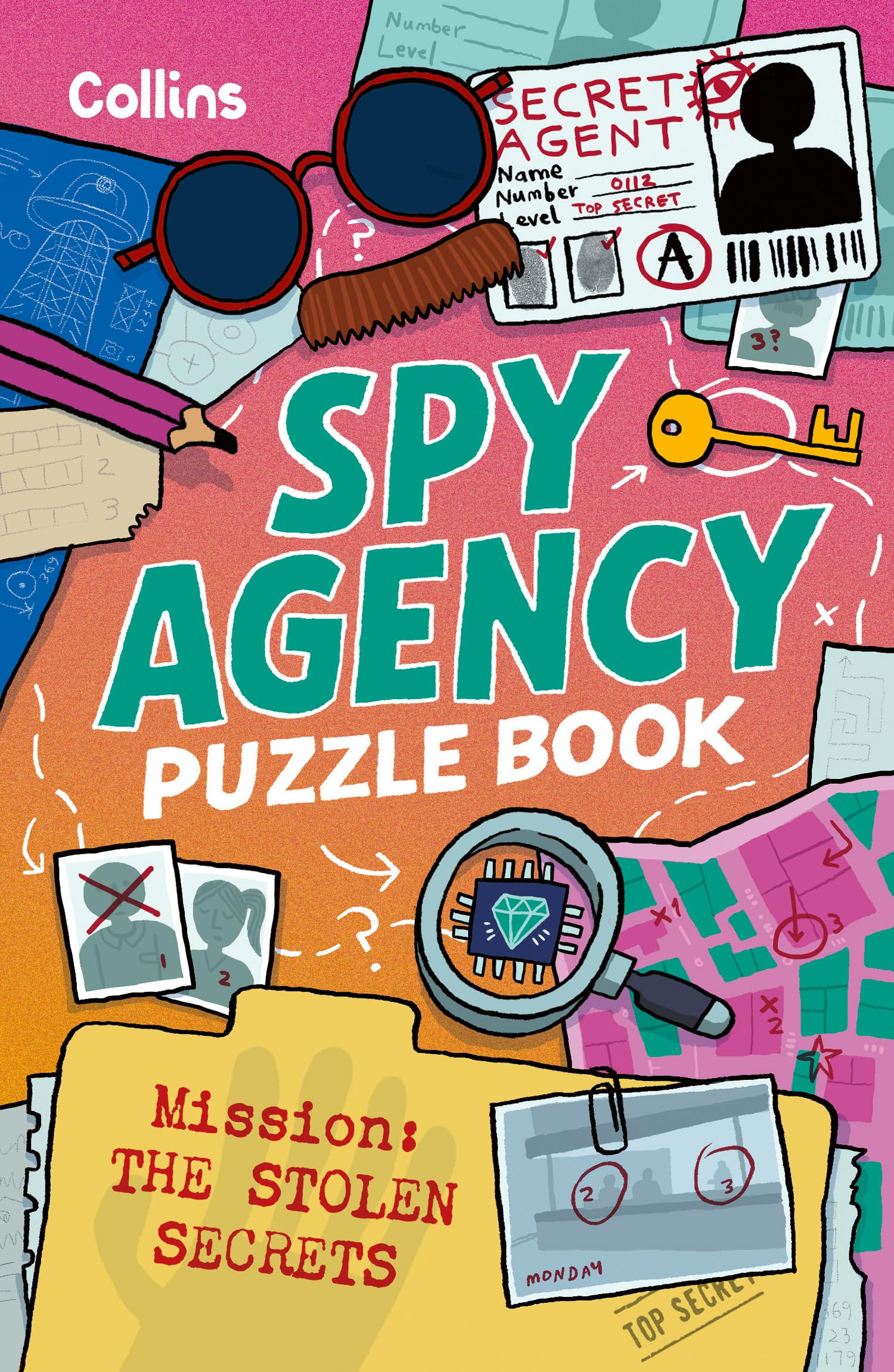Collins Spy Agency Puzzle Book – The Stolen Secrets | Ages 7-9 | 160 Pages | Paperback 1