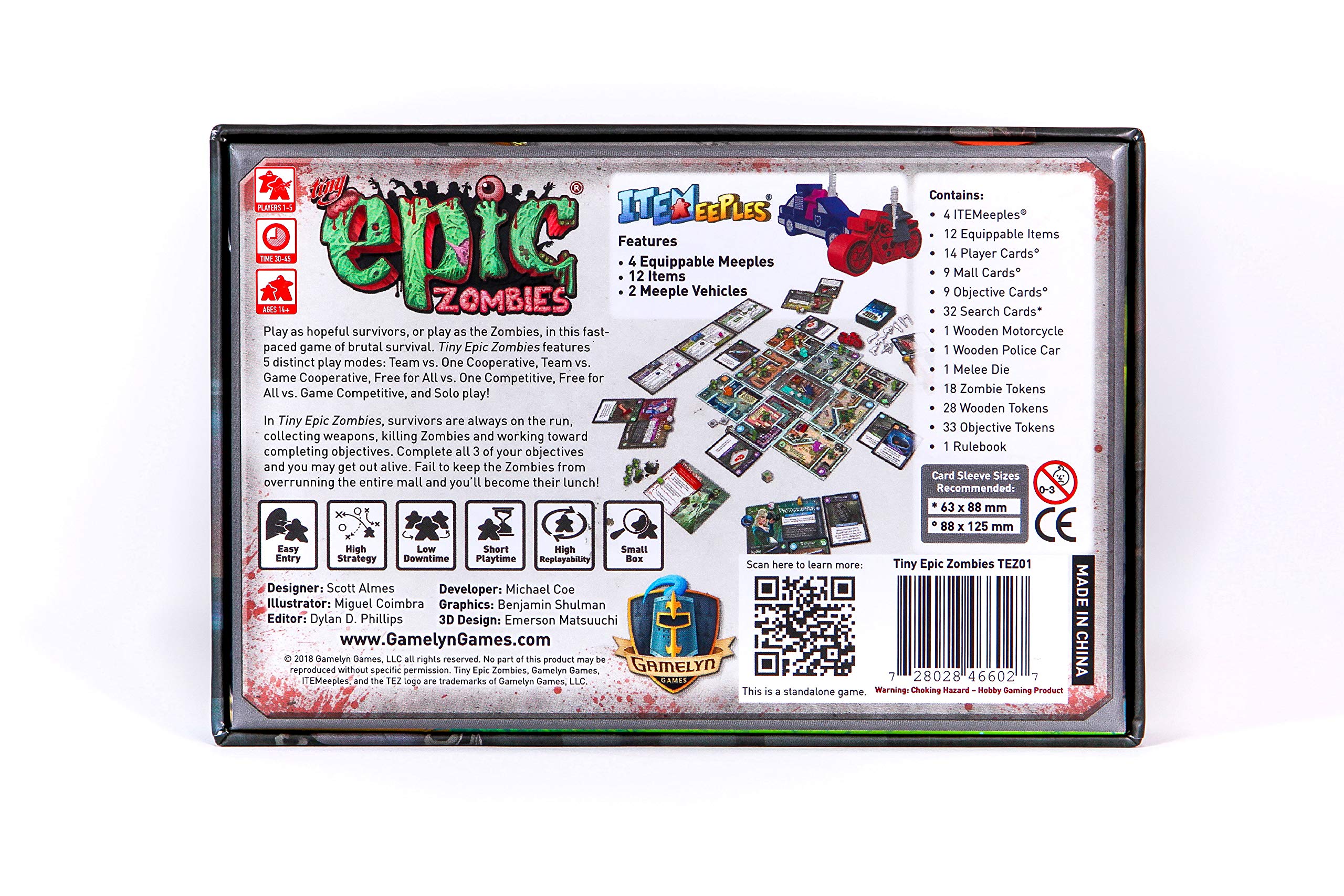 Gamelyn Games Tiny Epic Zombies Board Game GSTGMGTEZ 5