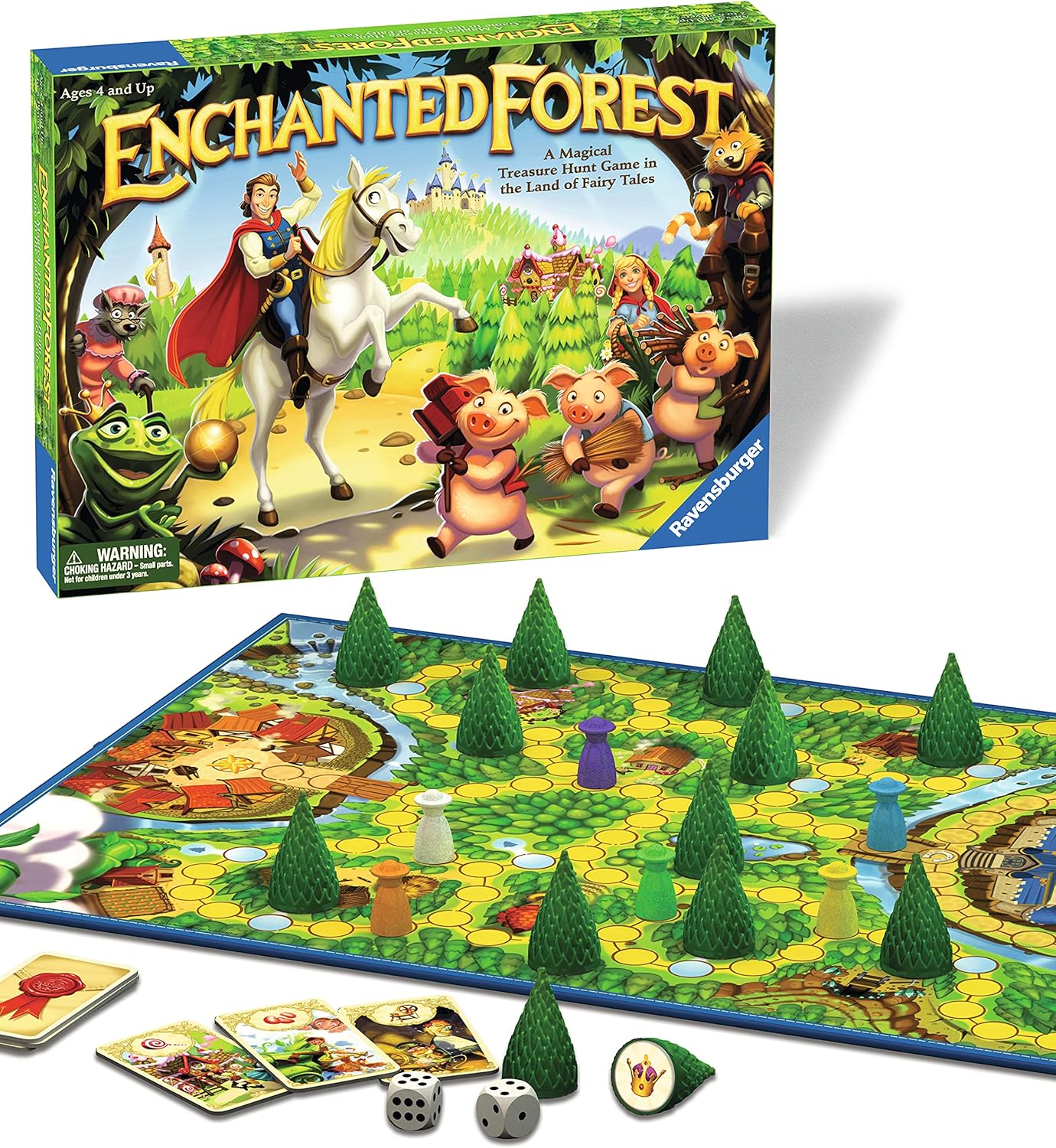 Ravensburger Enchanted Forest Classic Family Board Game - Magical Treasure Hunt for Kids