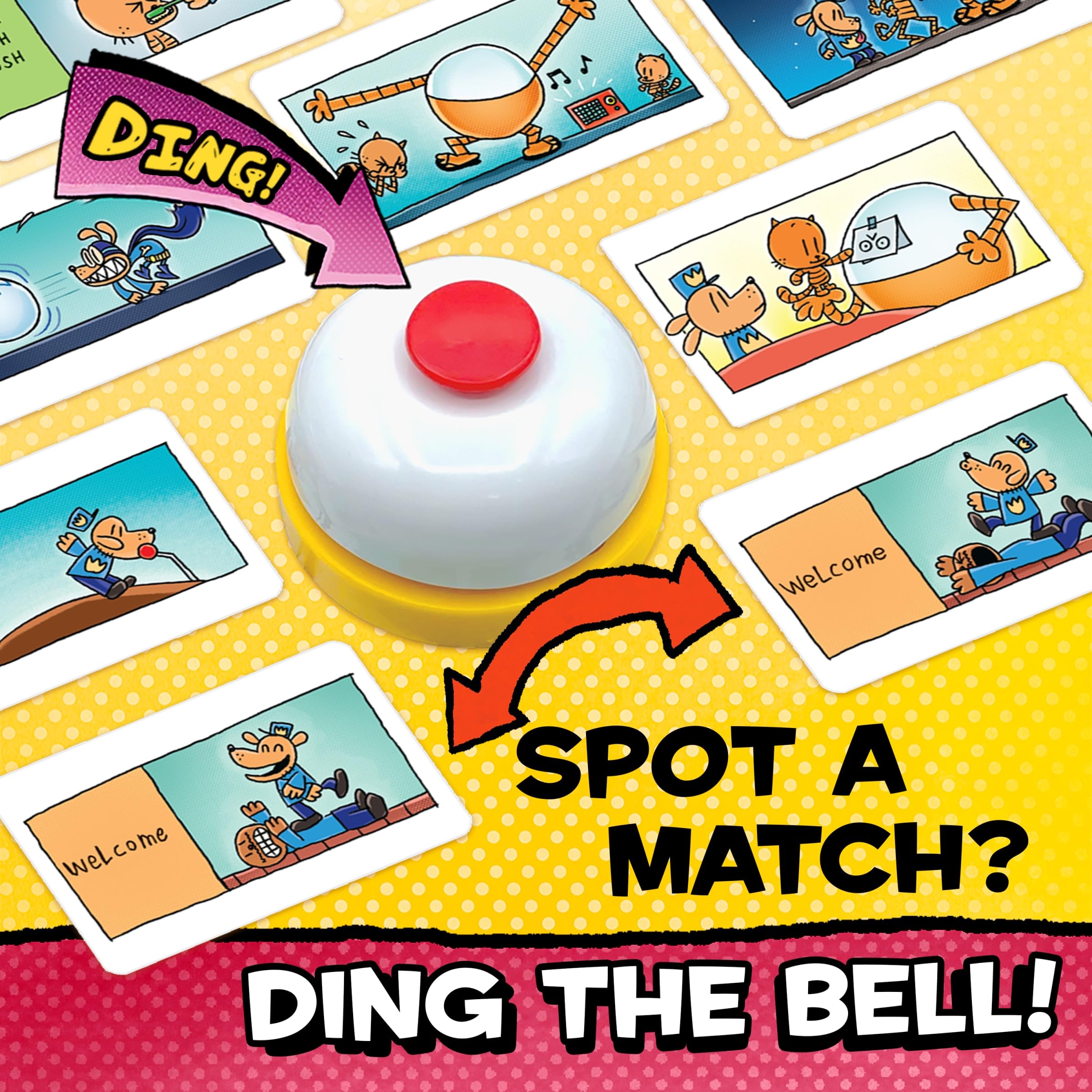 University Games Dog Man The Flip-O-Rama Game | Ages 6+ | 2-4 Players | Cardboard 4