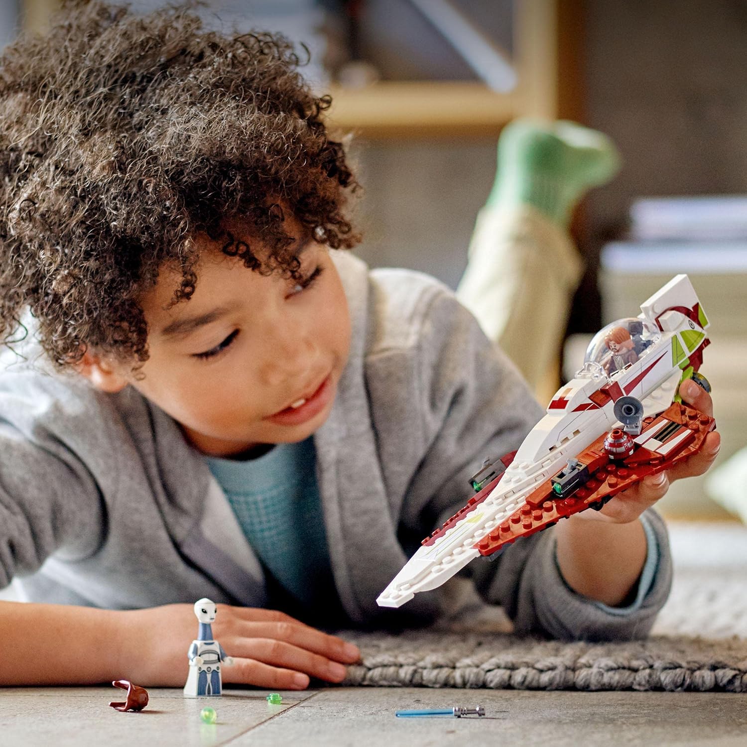 LEGO 75333 Star Wars Obi-Wan Kenobi’s Jedi Starfighter Building Set for Kids 7+ 7