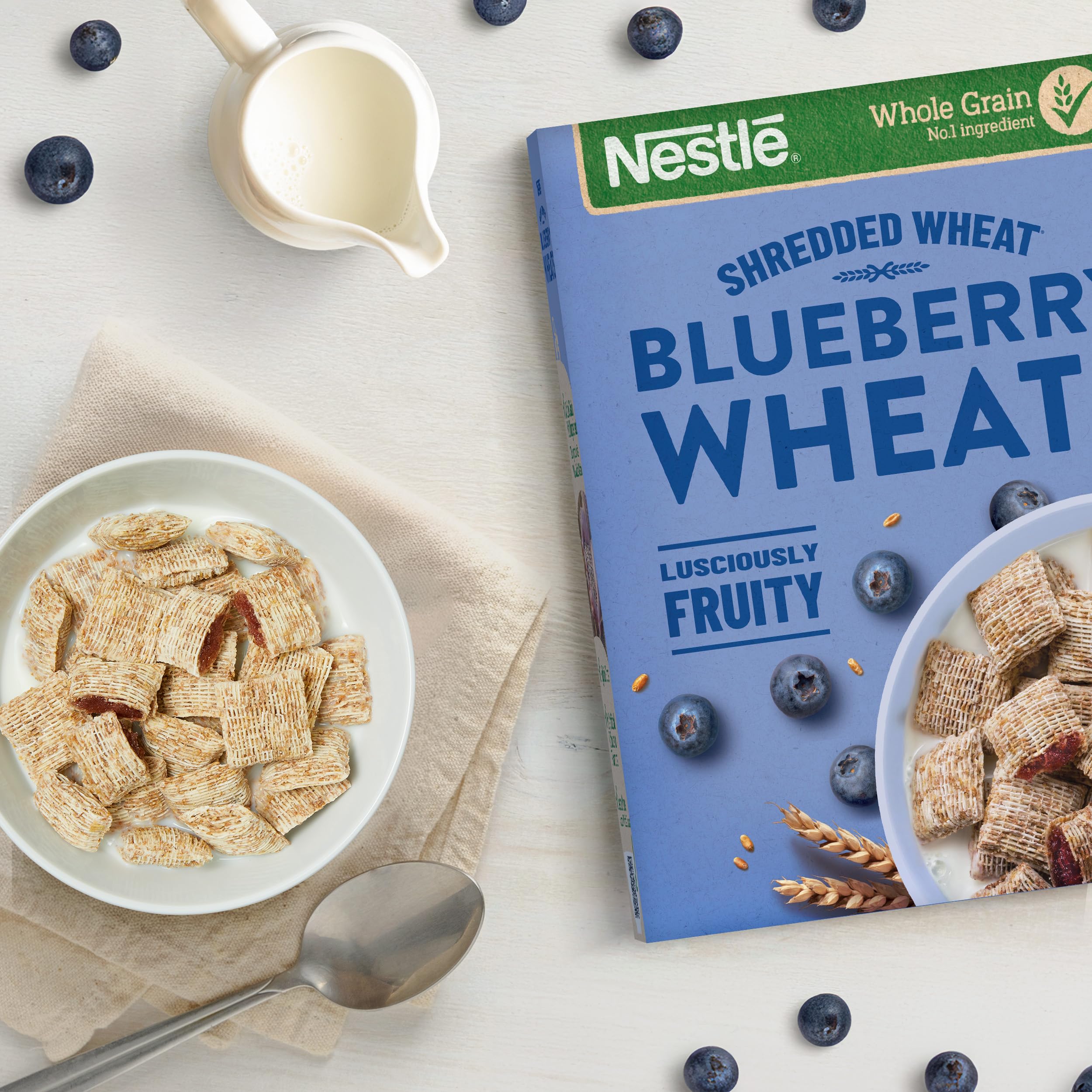 Nestlé Shredded Wheat Bitesize Blueberry Wheats Cereal, 450g 4