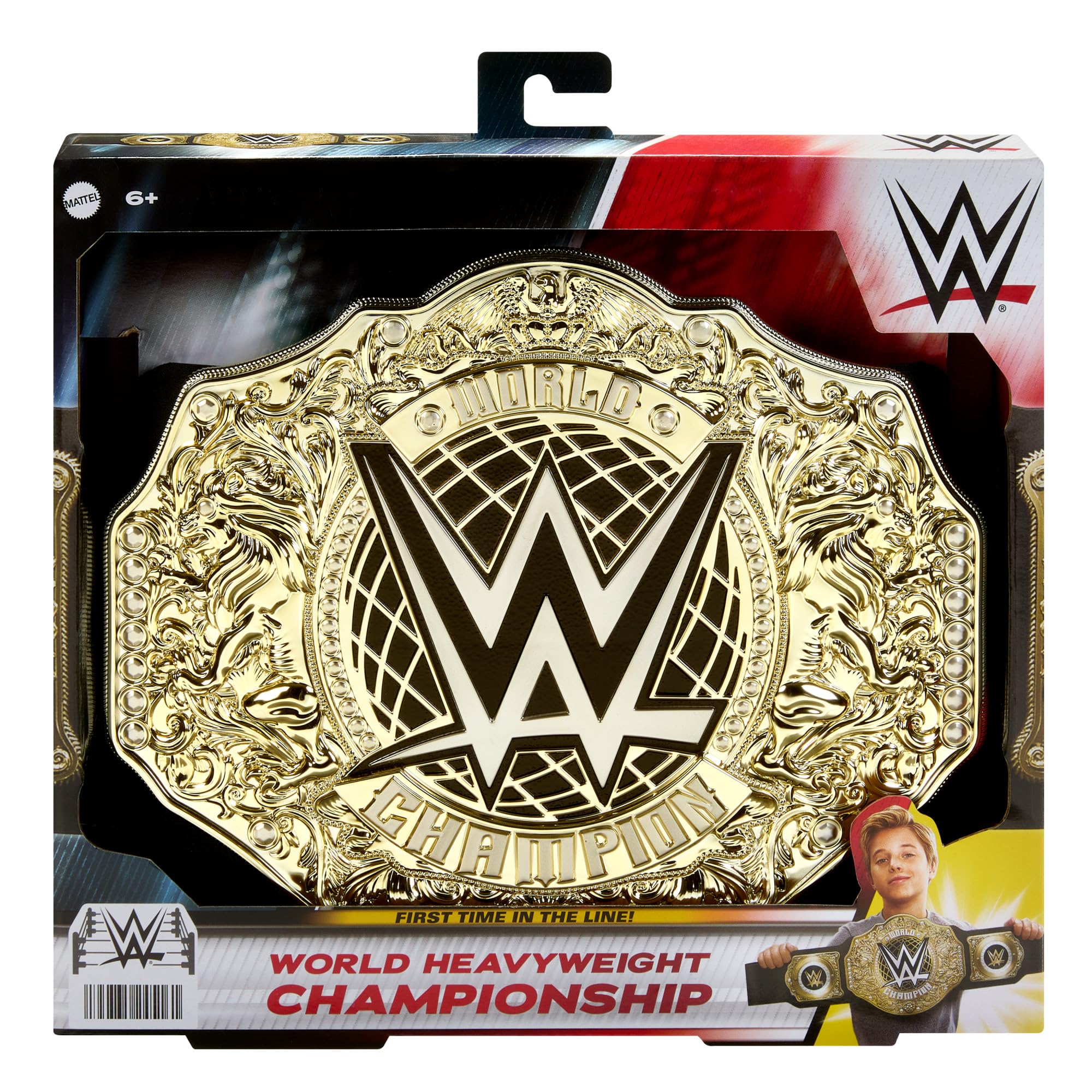 Mattel WWE Championship Title - Authentic Role-Play Belt for Kids 6+ 12