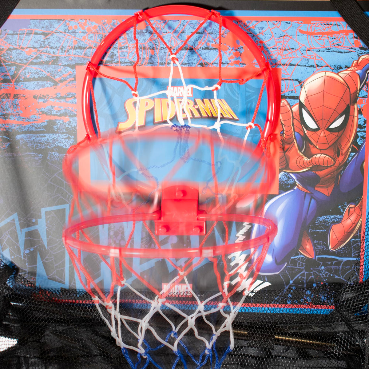 Hy-Pro Spider-Man Over the Door Basketball Set - Indoor Hoop, 3+ Years