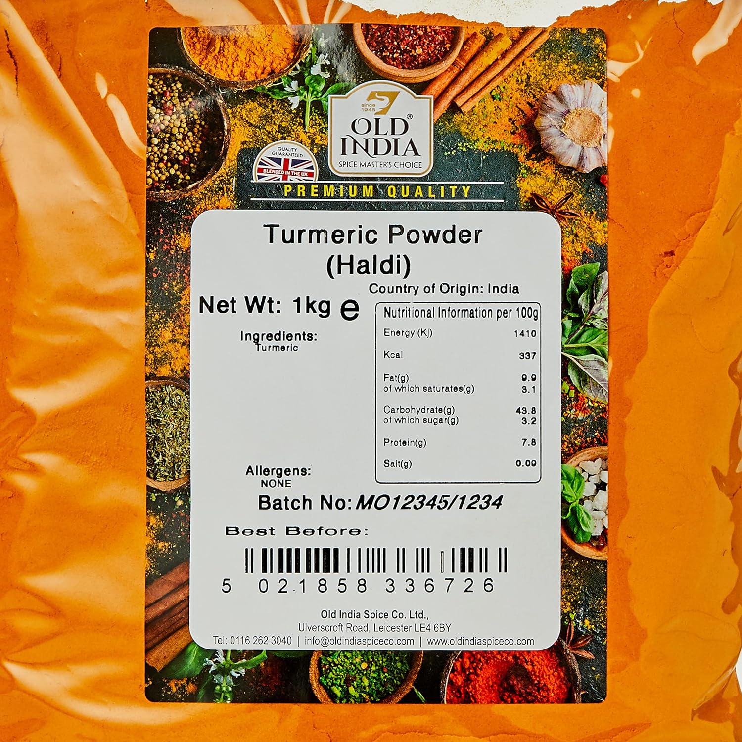 Old India Turmeric Powder (Haldi) 1 Kg 5
